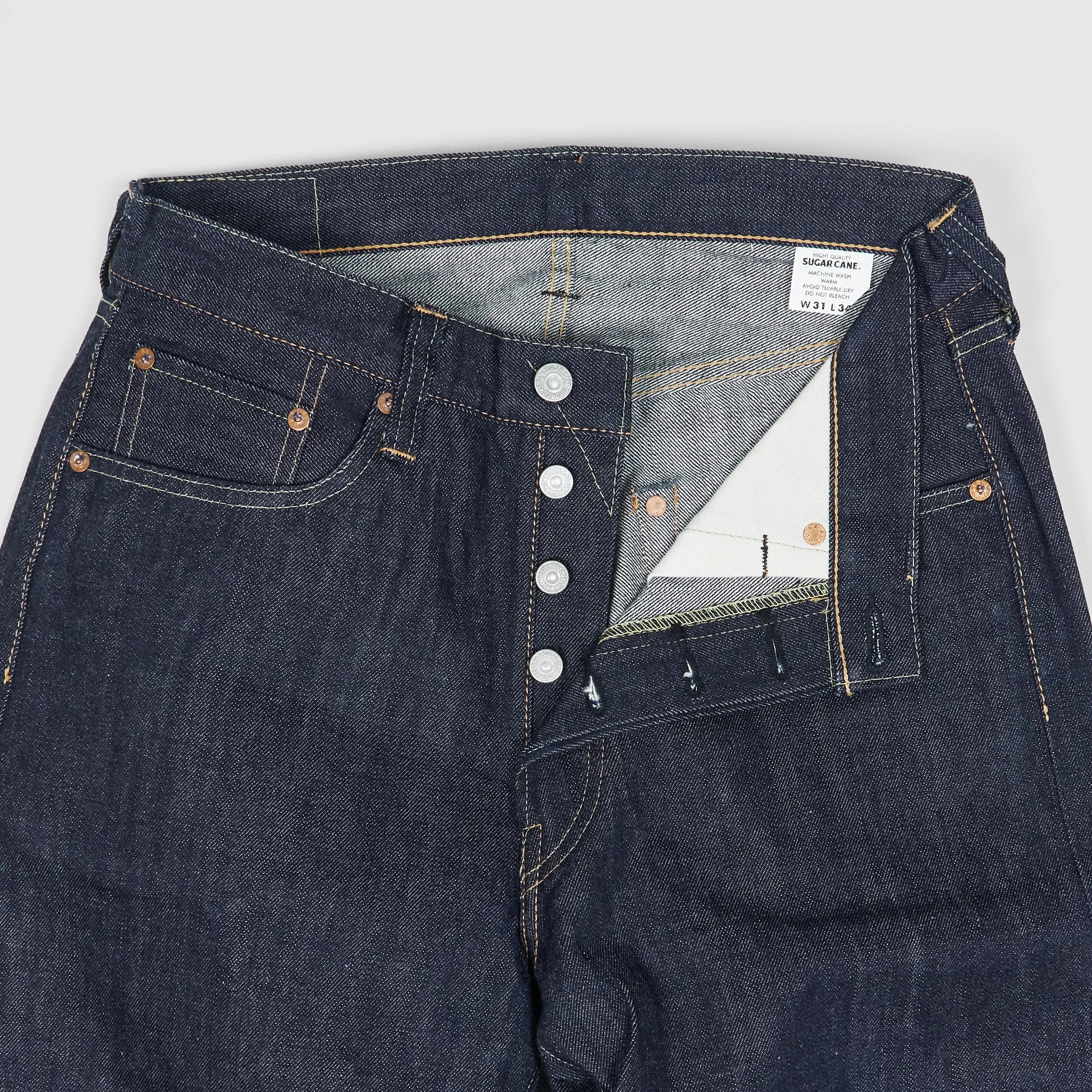 Sugar Cane 1947 Classic Straight Denim Jeans sold by DeeCee style product image thumbnail 4