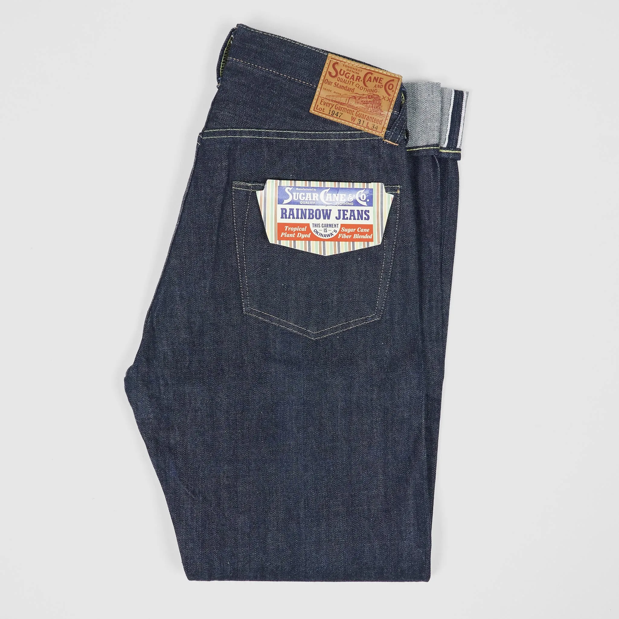 Sugar Cane 1947 Classic Straight Denim Jeans sold by DeeCee style product image thumbnail 2