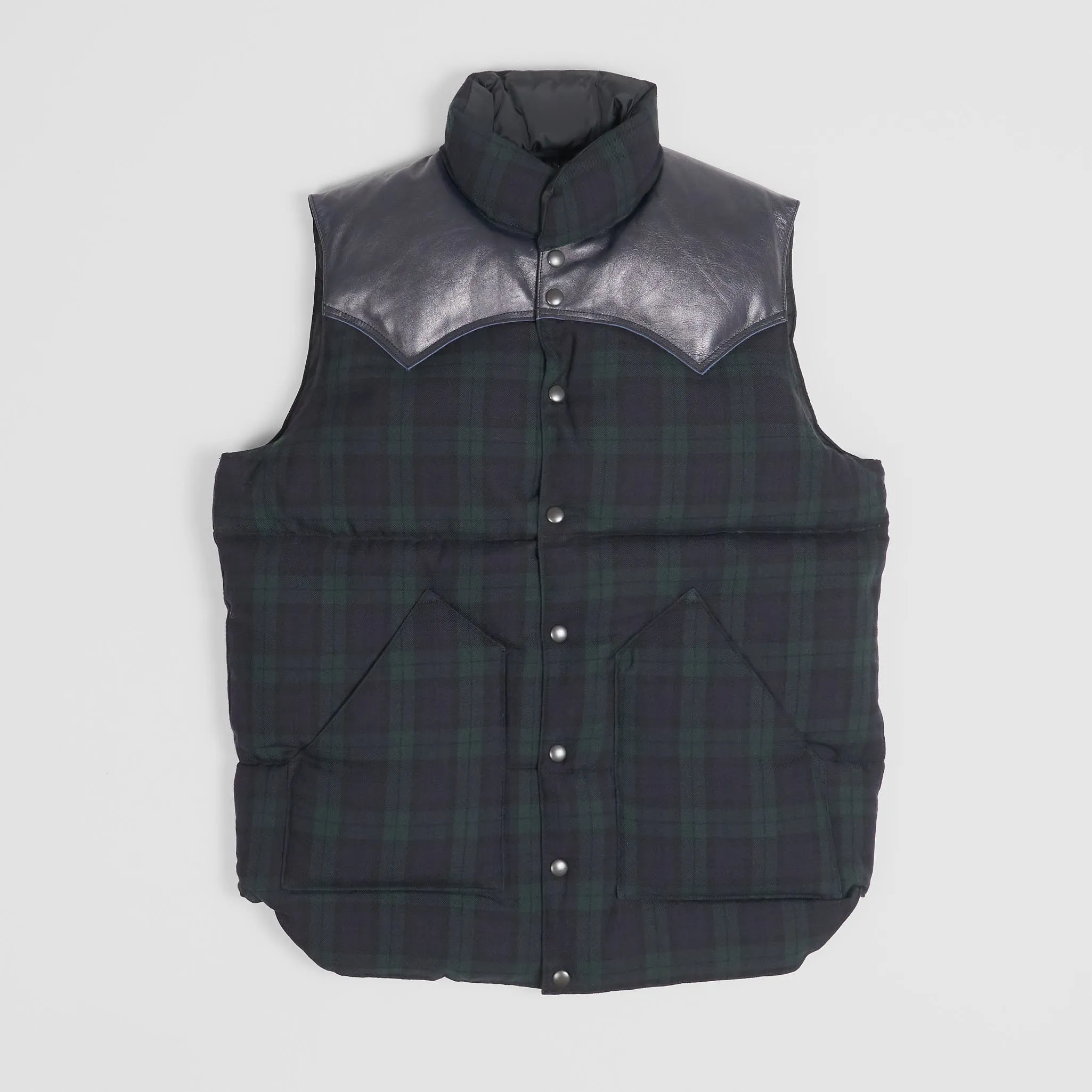 Rocky Mountain Featherbed Wool Flannel Down Vest sold by DeeCee style