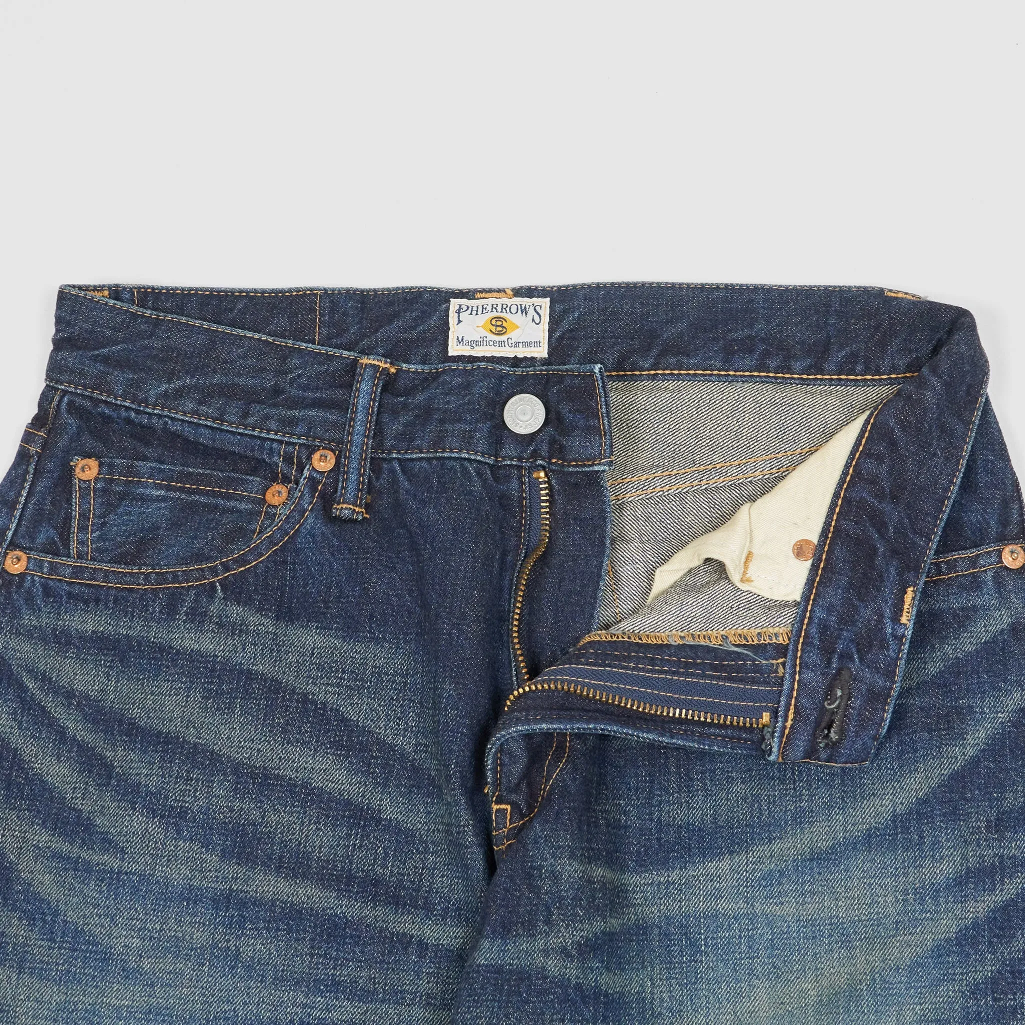 Pherrow's 441 Vintage washed Denim Jeans sold by DeeCee style product image thumbnail 4
