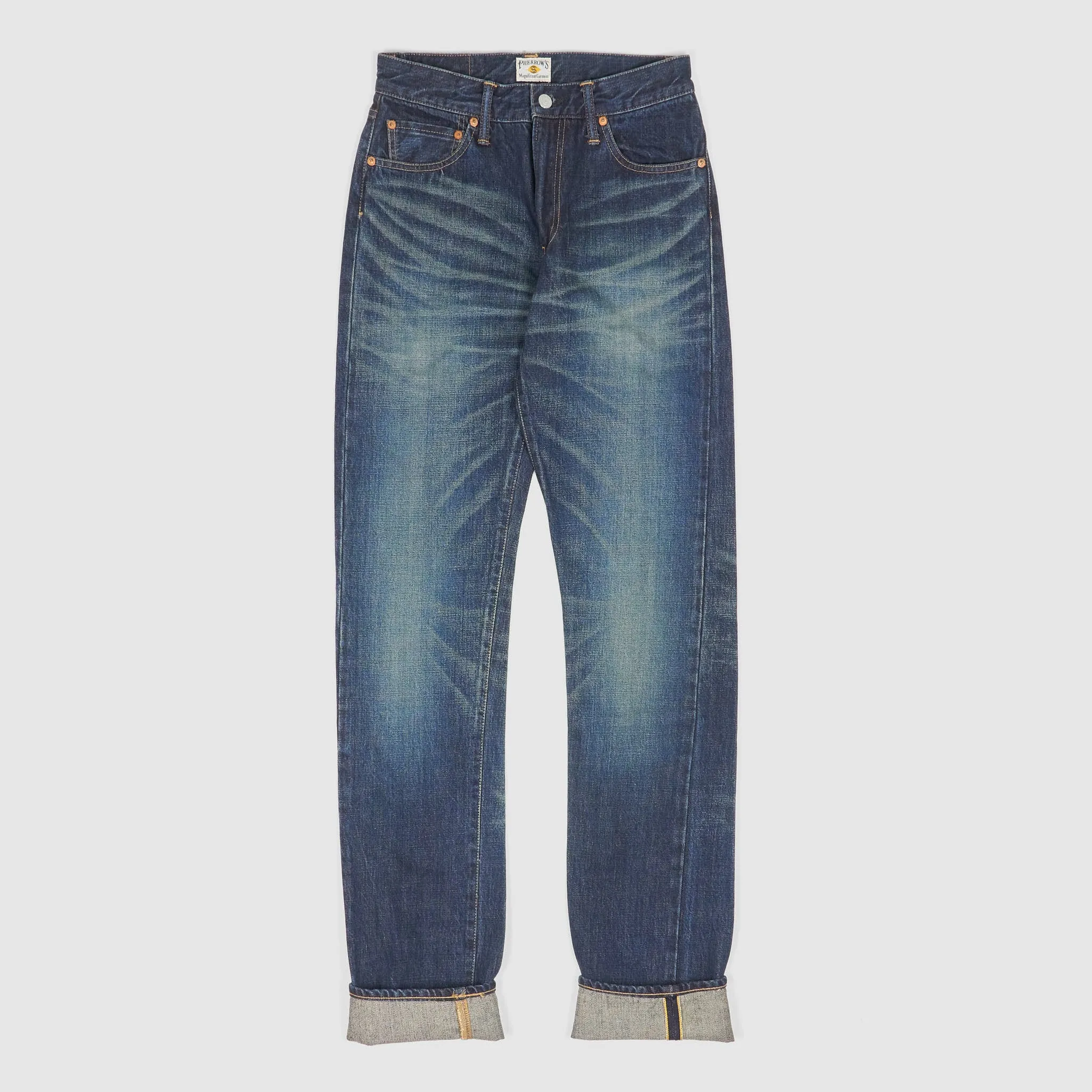 Pherrow's 441 Vintage washed Denim Jeans sold by DeeCee style