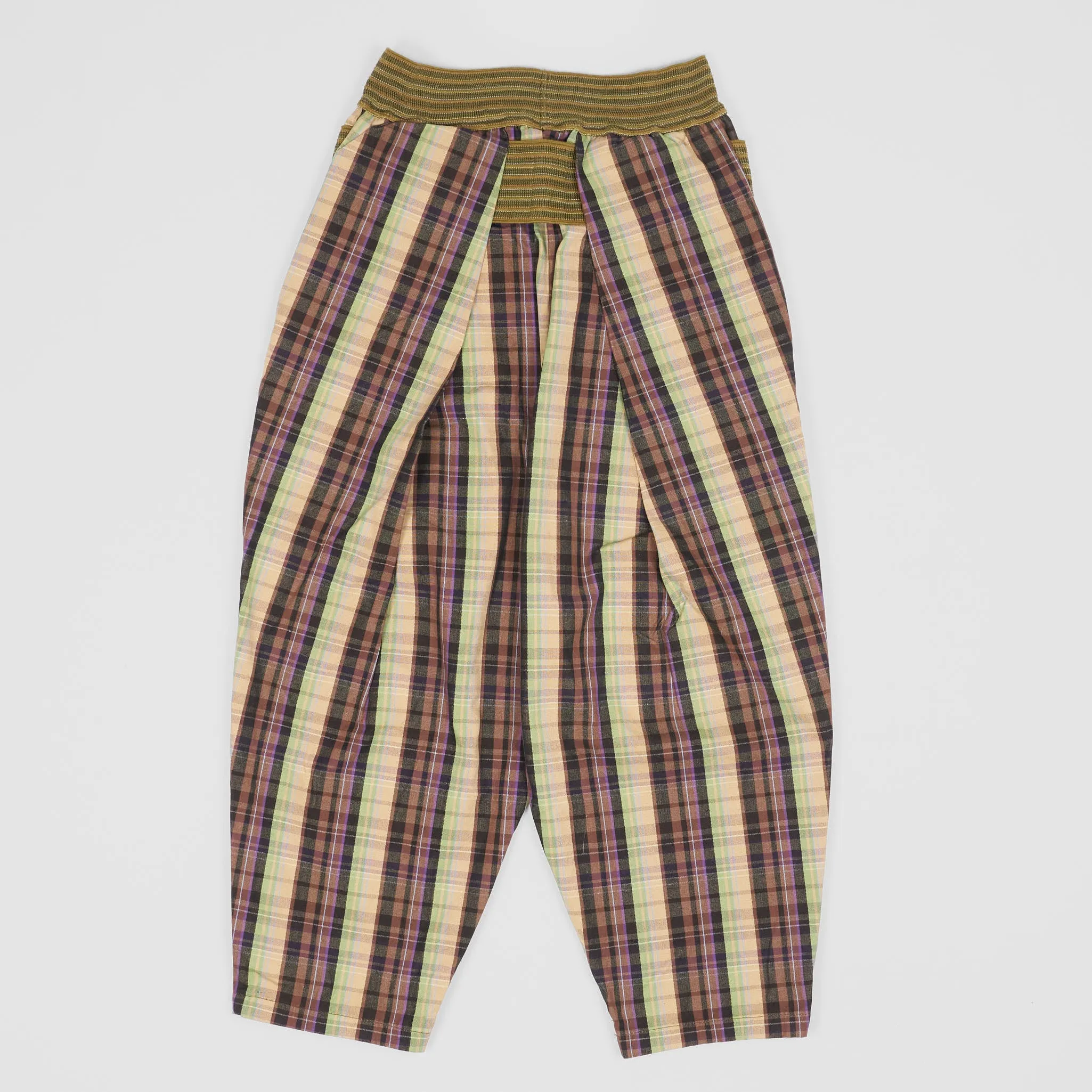 Kapital Wide Fitted Plaid Cotton Pants sold by DeeCee style product image thumbnail 3