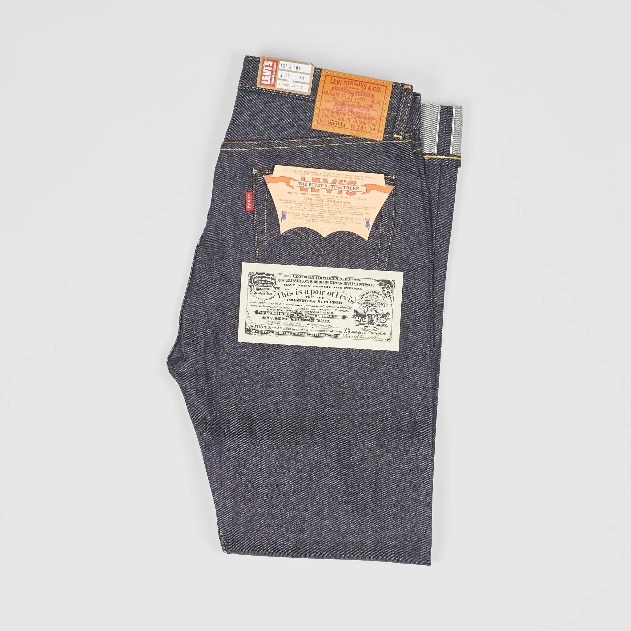 Levi's® Vintage S501®XX 1944s Original Rigid Jeans sold by DeeCee style product image thumbnail 2