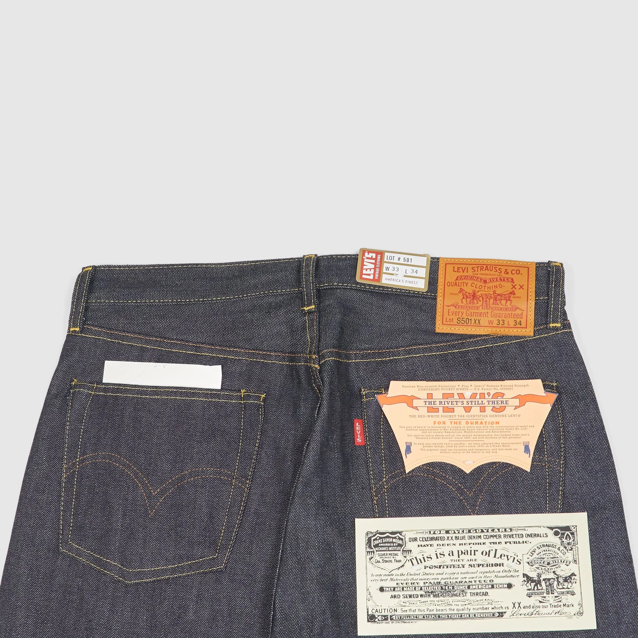 Levi's® Vintage S501®XX 1944s Original Rigid Jeans sold by DeeCee style product image thumbnail 5