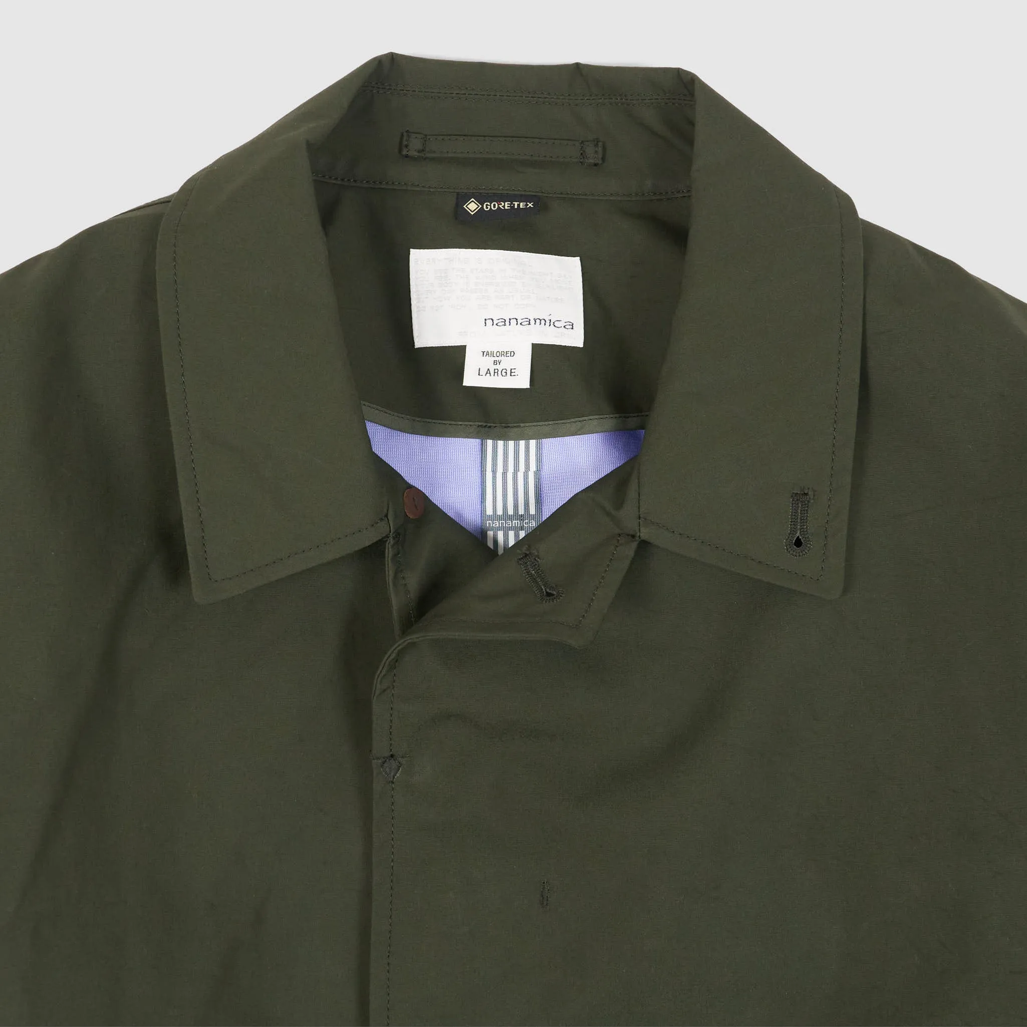 Nanamica Gore-Tex Soutien Collar Coat sold by DeeCee style product image thumbnail 4