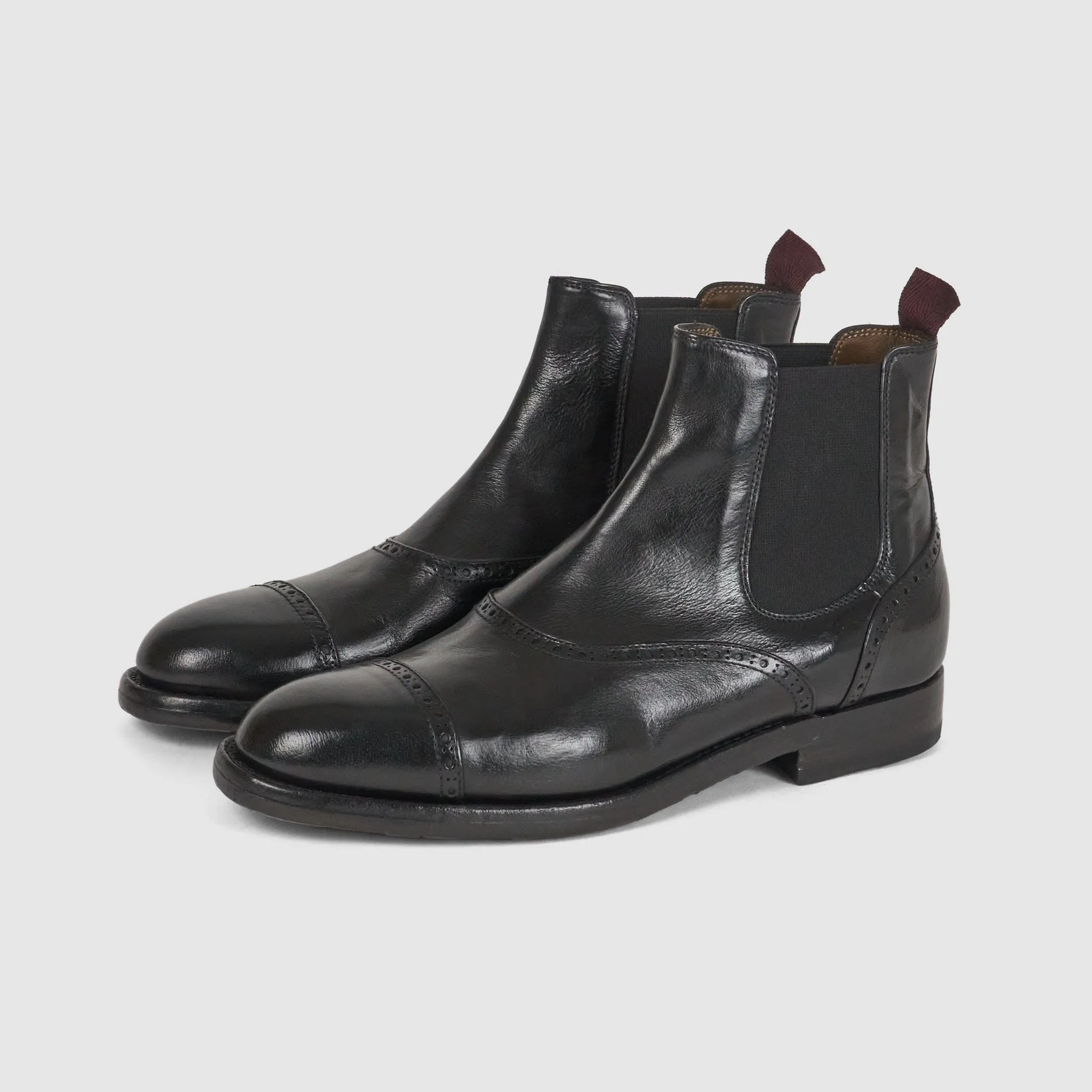 Silvano Sassetti Ladies Oxford Brogue Chelsea Boot sold by DeeCee style product image thumbnail 3