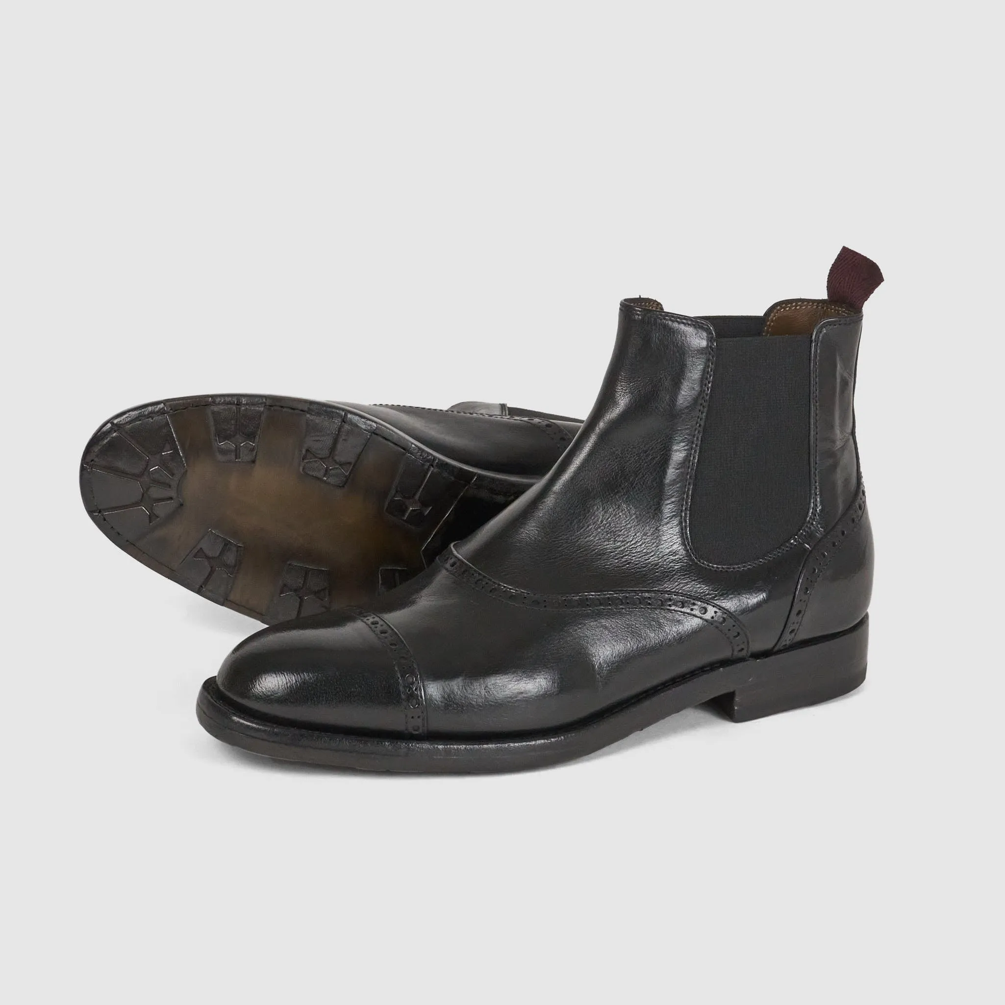 Silvano Sassetti Ladies Oxford Brogue Chelsea Boot sold by DeeCee style product image thumbnail 2