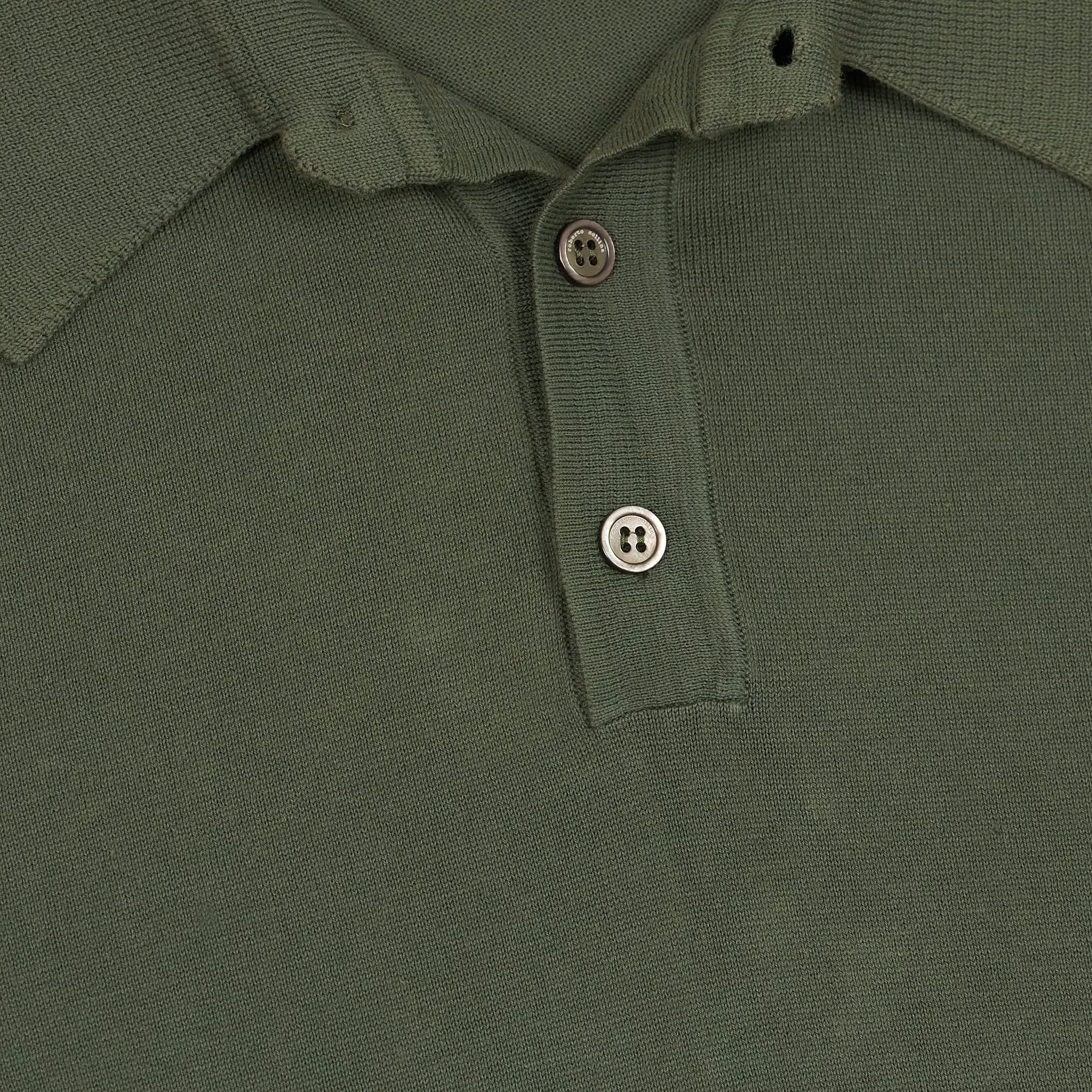 Roberto Collina Long Sleeve Polo Shirt sold by DeeCee style product image thumbnail 4