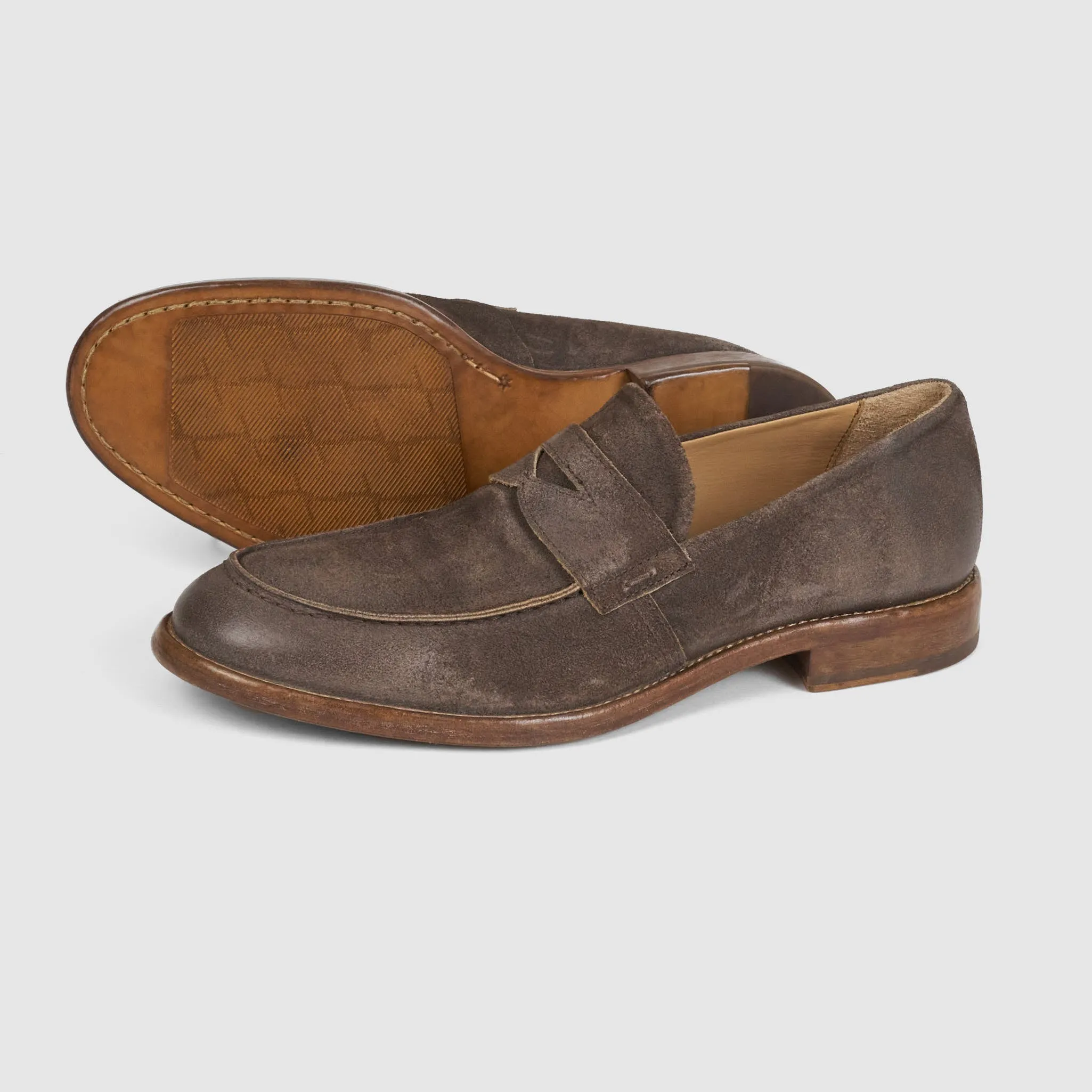 Moma Washed Leather Penny Loafer sold by DeeCee style product image thumbnail 2