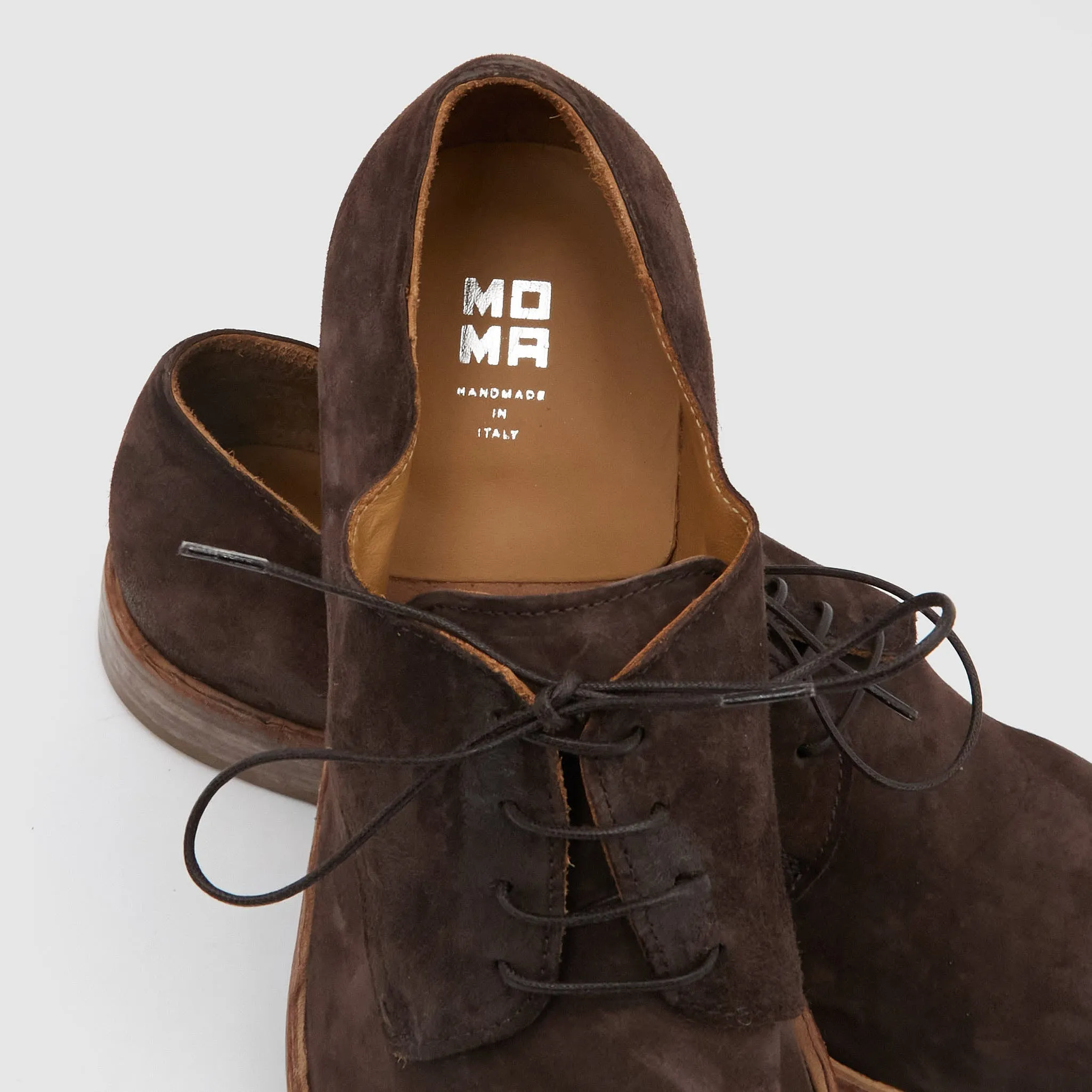 Moma Washed Roughout Leather Derby Blucher sold by DeeCee style product image thumbnail 4