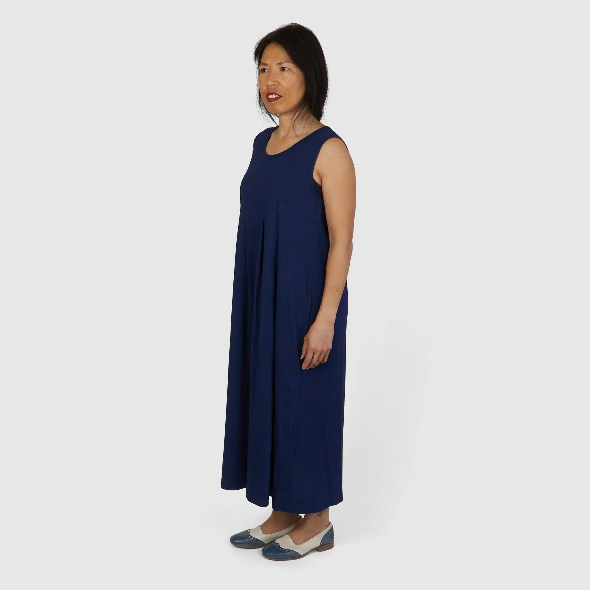 Blue Blue Japan Ladies Yarn Dyed Jersey Dress sold by DeeCee style product image thumbnail 4