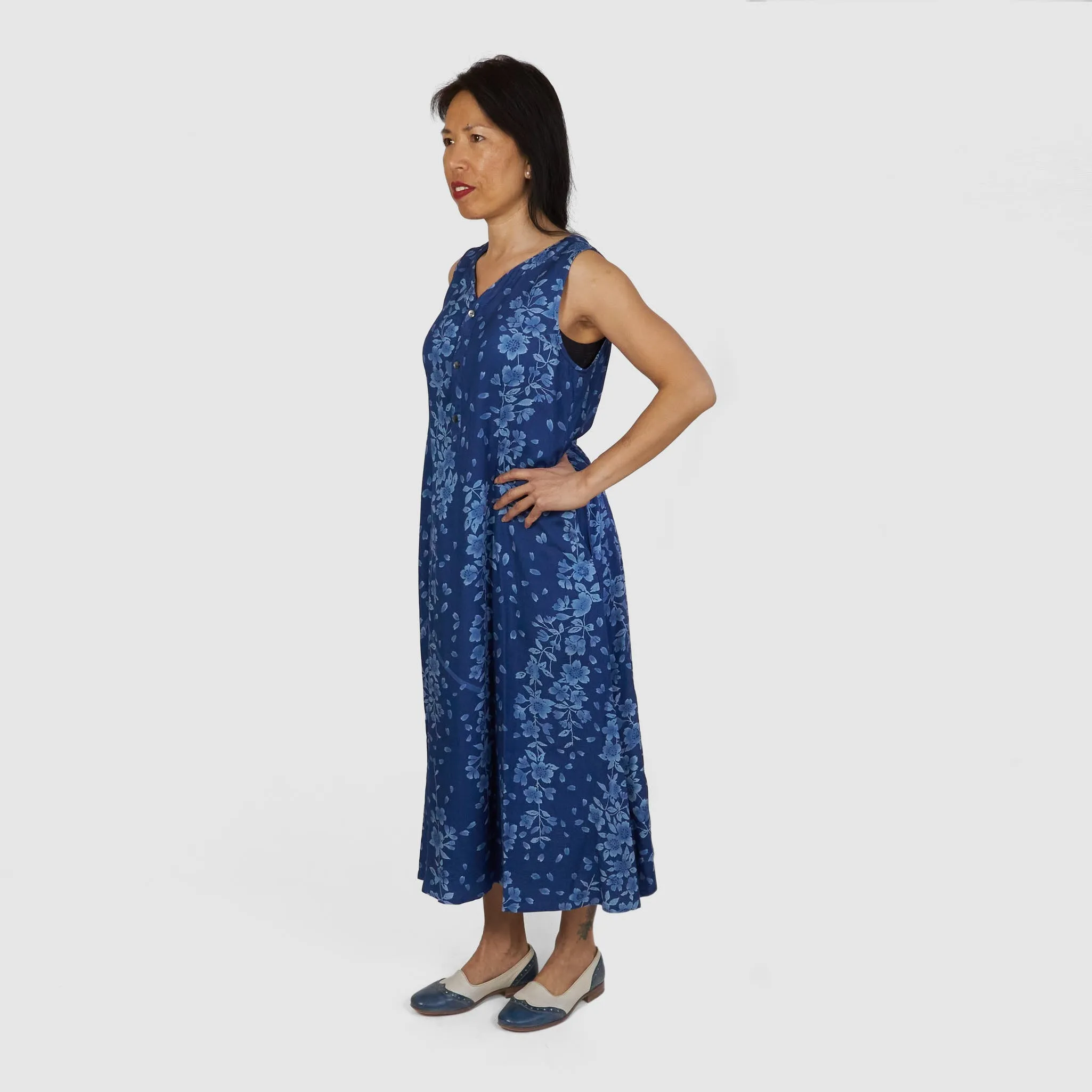 Blue Blue Japan Ladies Rayon Twill One Piece Dress sold by DeeCee style product image thumbnail 4