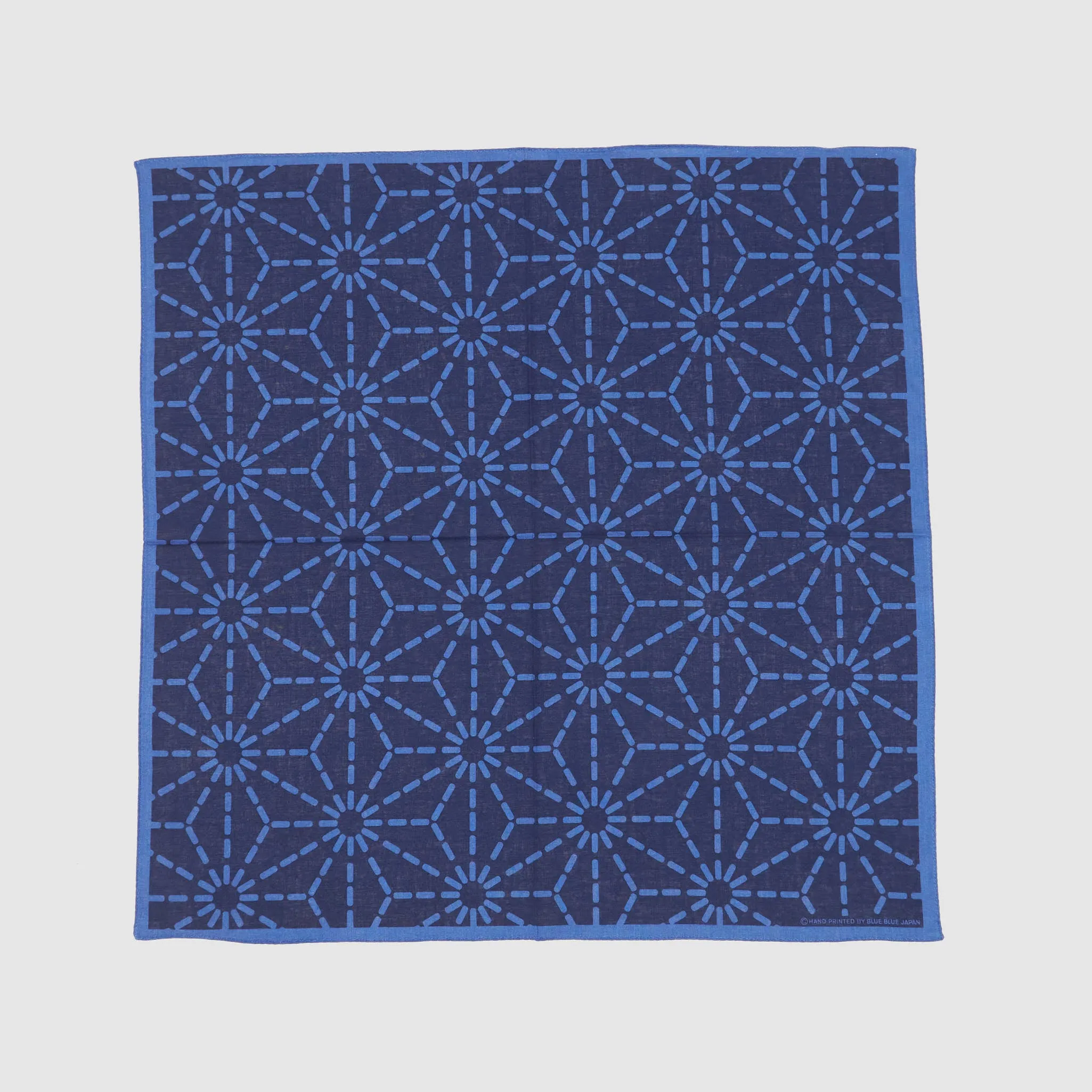 Blue Blue Japan Asanhoa Pattern Bandana sold by DeeCee style