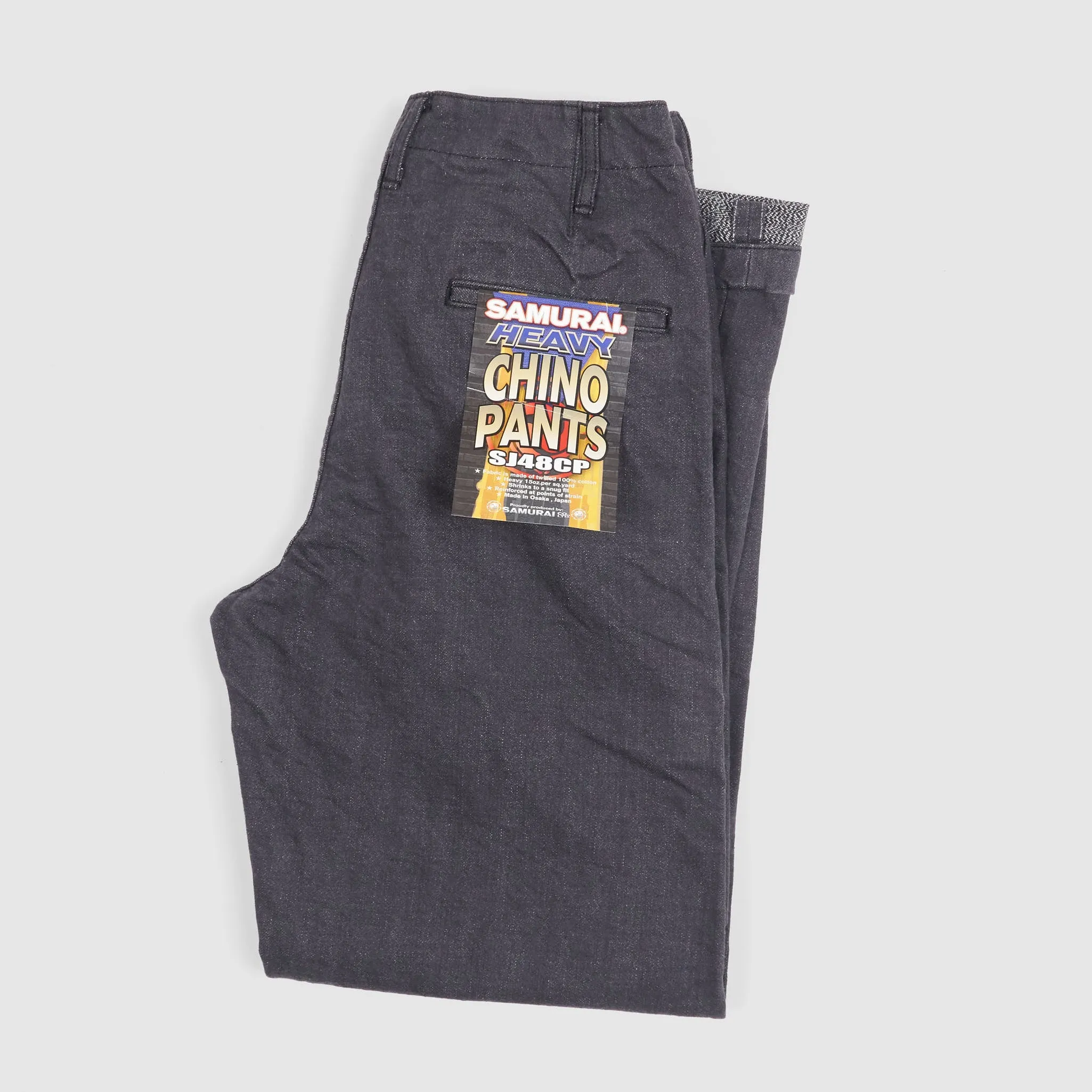 Samurai Jeans 15oz. Black Classic Wide Chino sold by DeeCee style product image thumbnail 2
