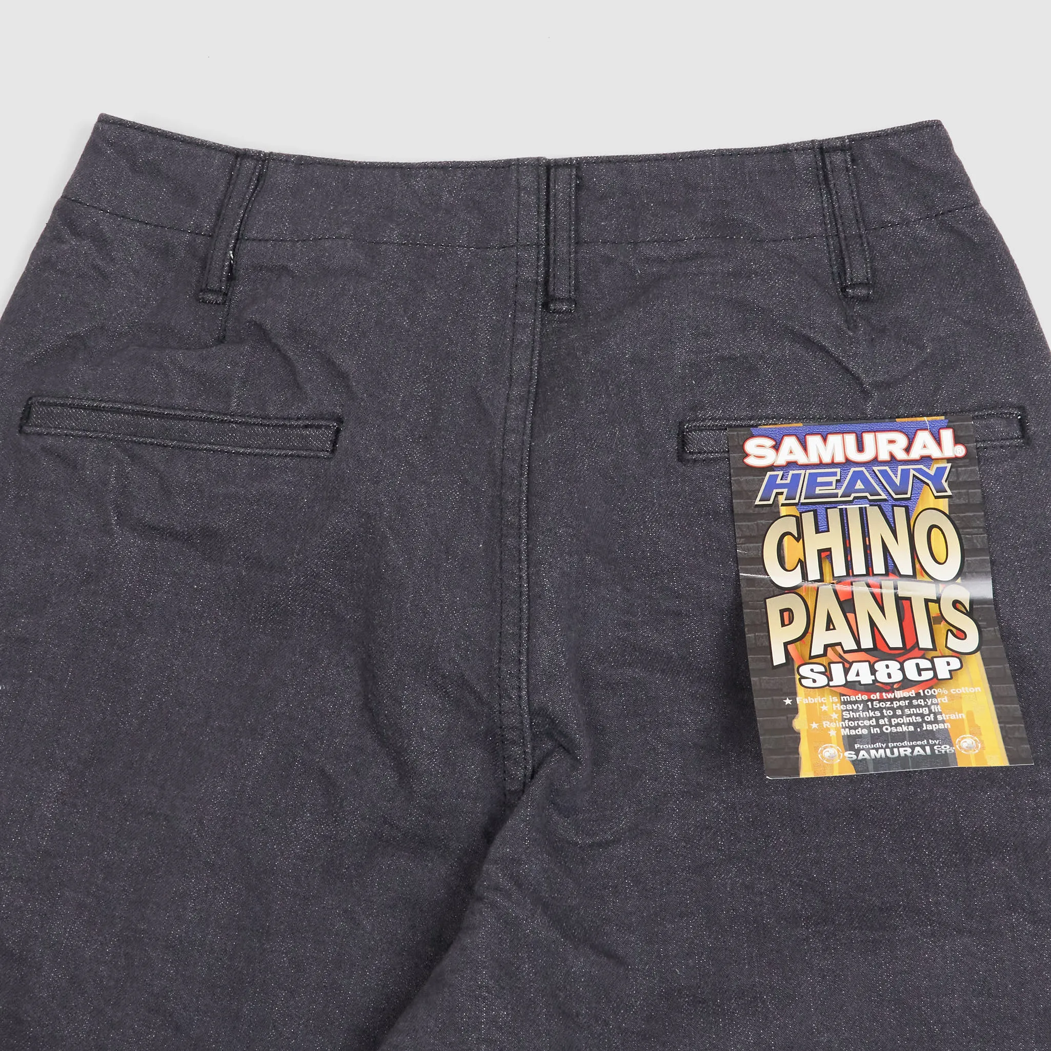 Samurai Jeans 15oz. Black Classic Wide Chino sold by DeeCee style product image thumbnail 5