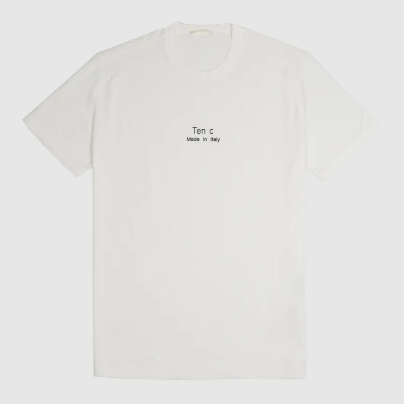 Ten c Basic Printed Crew Neck T-Shirt made by Ten c