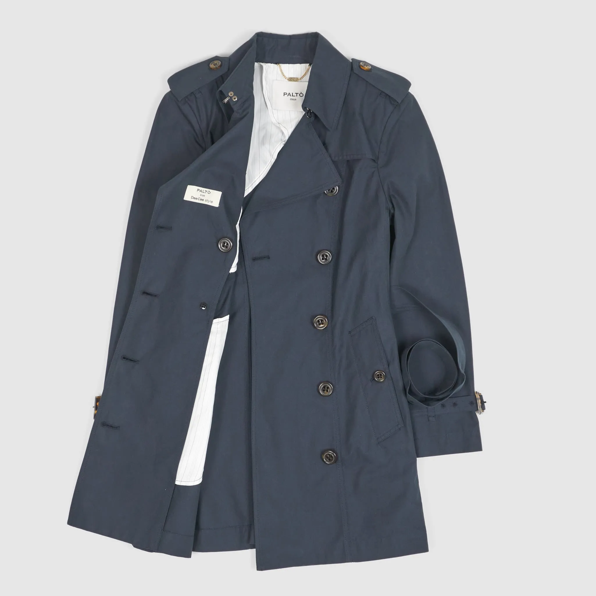 Palto Ladies Double-Breasted Trench Coat sold by DeeCee style product image thumbnail 2