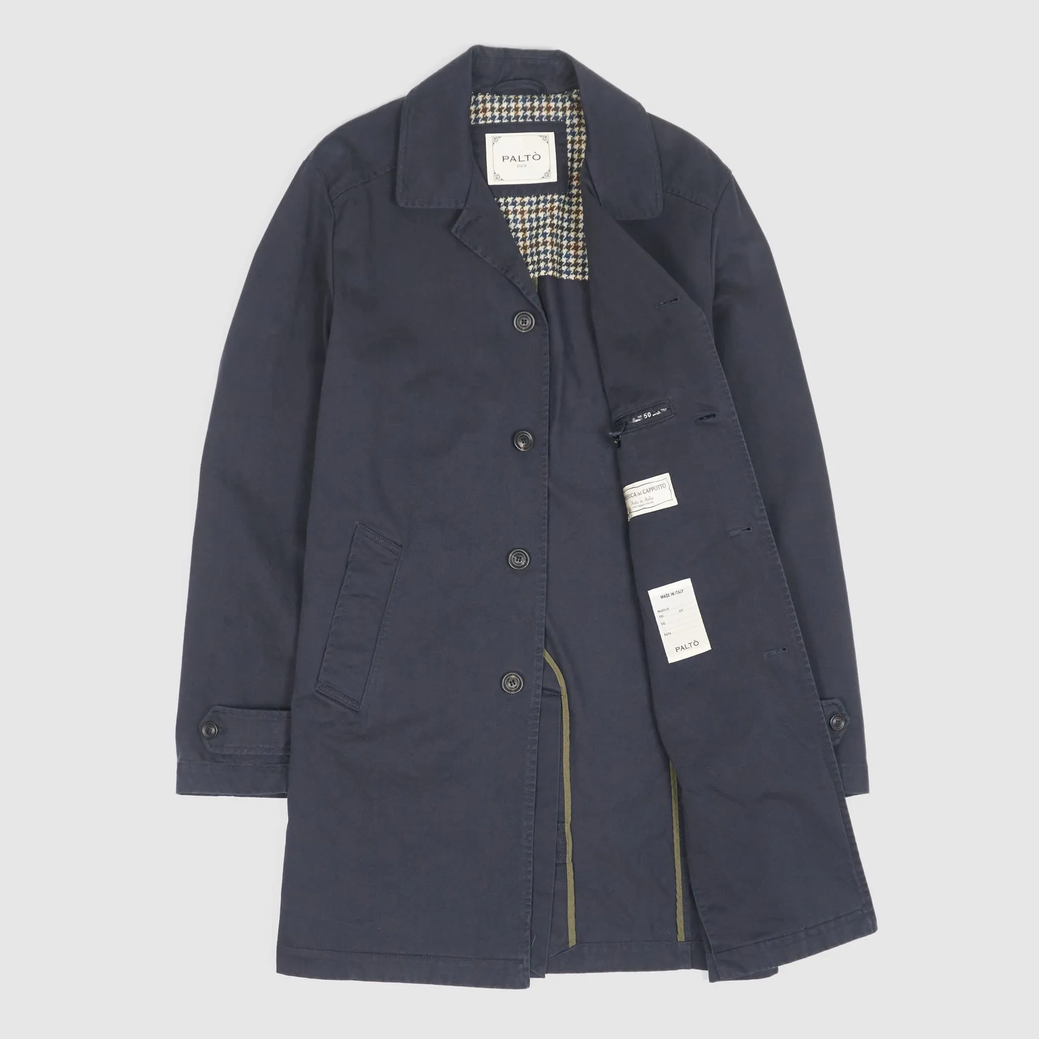 Palto Classic Cotton Trench Coat sold by DeeCee style product image thumbnail 2