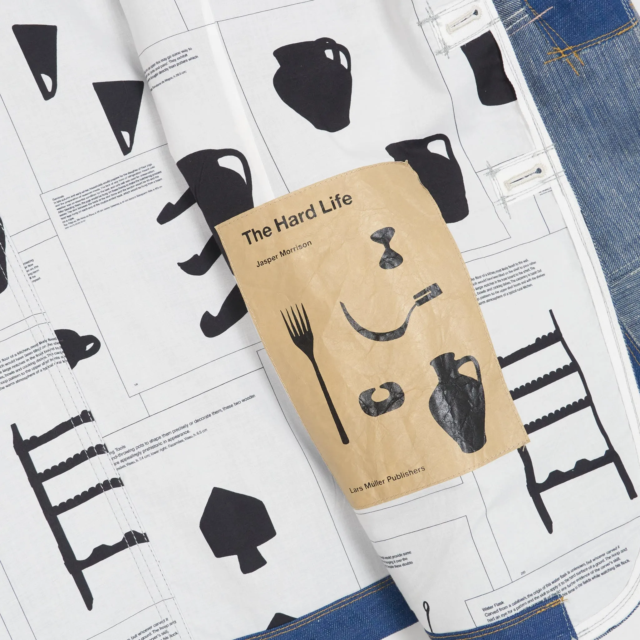 Junya Watanabe Man Summer Indigo Patchwork Blazer sold by DeeCee style product image thumbnail 3