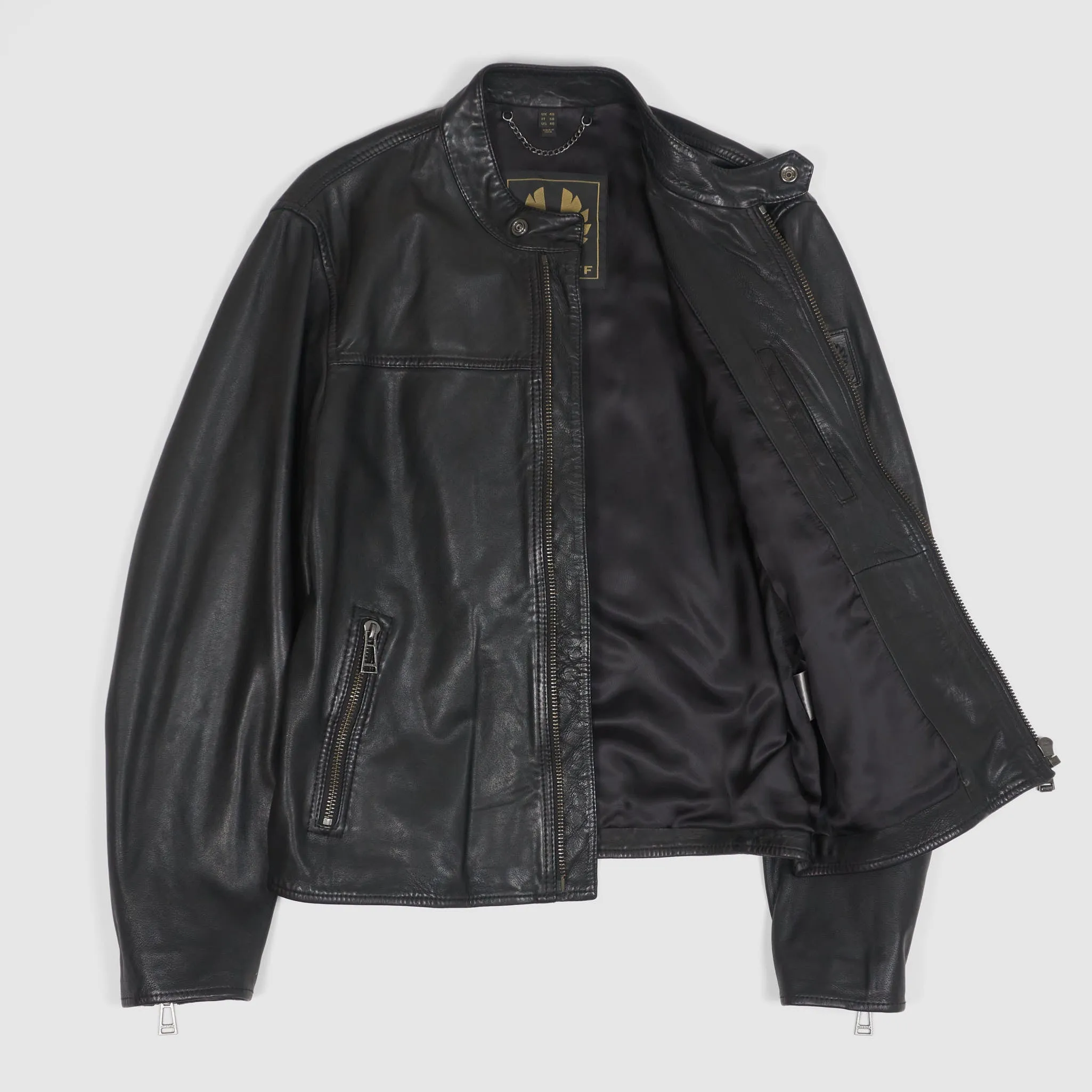 Belstaff Cafe Racer Leather Jacket sold by DeeCee style product image thumbnail 2