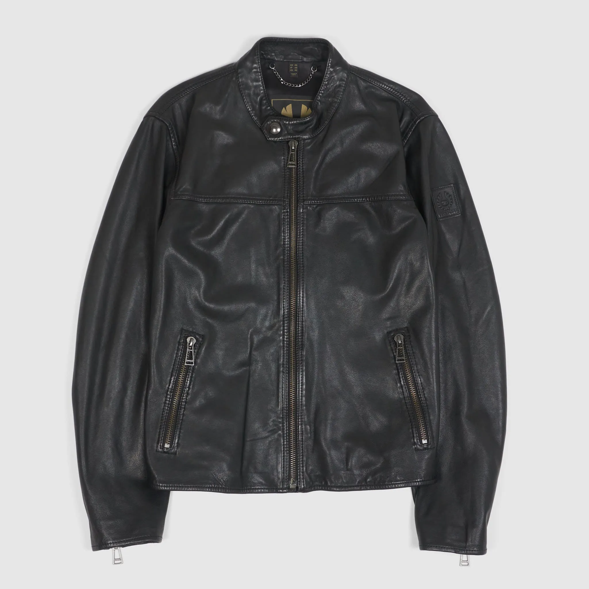Belstaff Cafe Racer Leather Jacket sold by DeeCee style