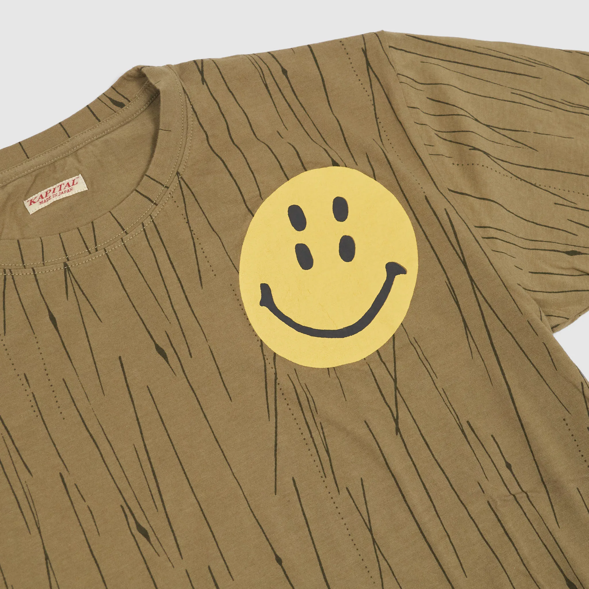 Kapital Smiley Atomic Smiley Crew Neck T-Shirt sold by DeeCee style product image thumbnail 2