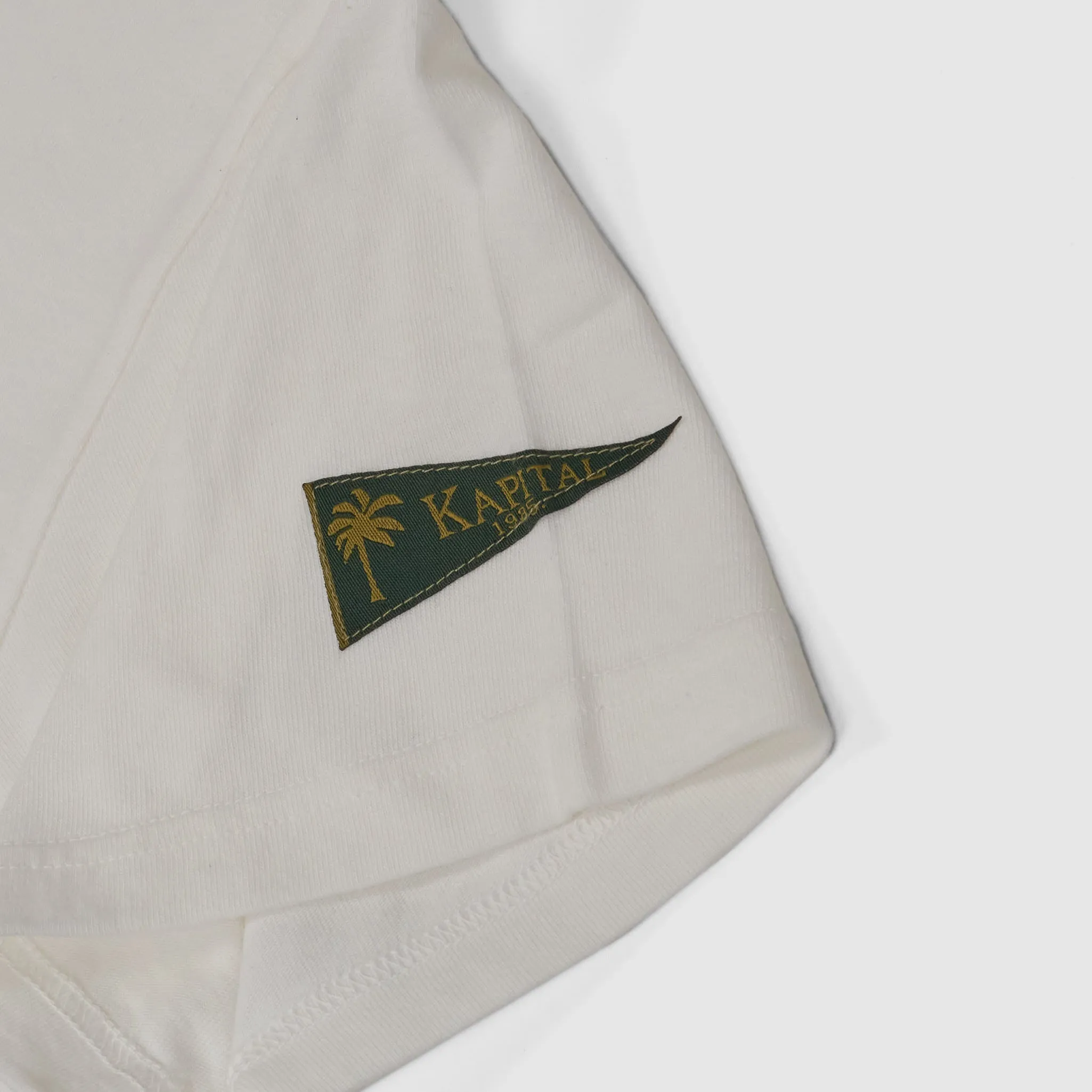 Kapital Crew Neck Flag One Pocket T-Shirt sold by DeeCee style product image thumbnail 5