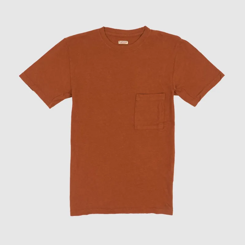 Kapital 1-Pocket Crew Neck Basic T-Shirt sold by DeeCee style