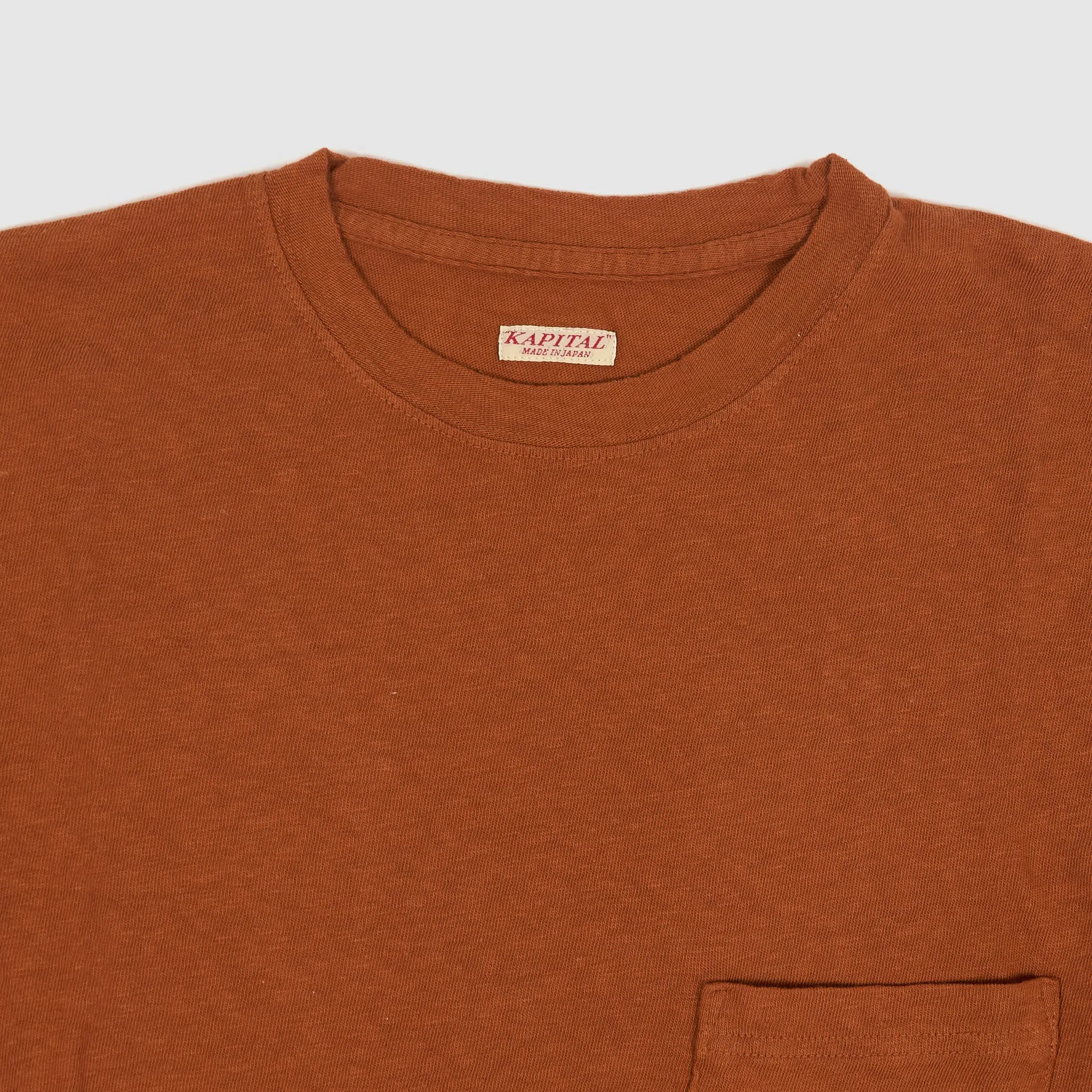 Kapital 1-Pocket Crew Neck Basic T-Shirt sold by DeeCee style product image thumbnail 2