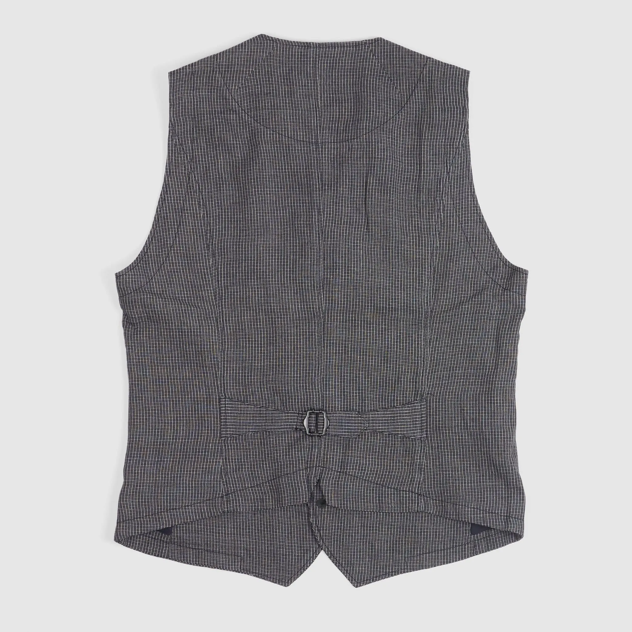 Hansen Dark Linen Vest sold by DeeCee style product image thumbnail 2