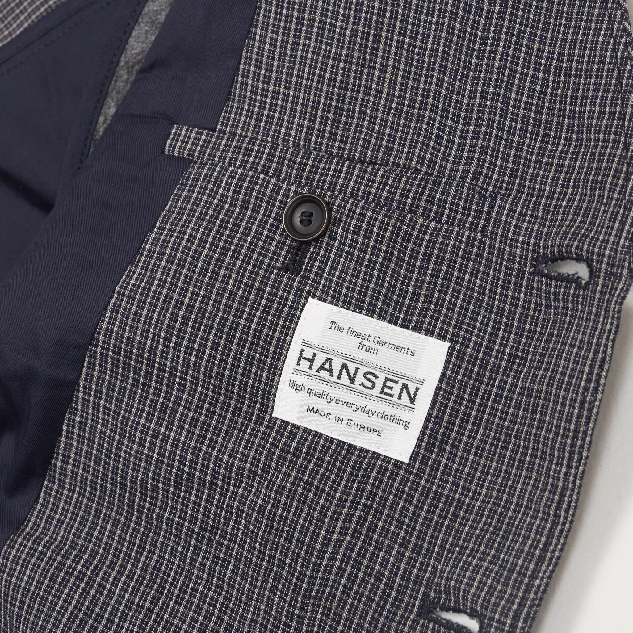 Hansen Dark Linen Vest sold by DeeCee style product image thumbnail 5