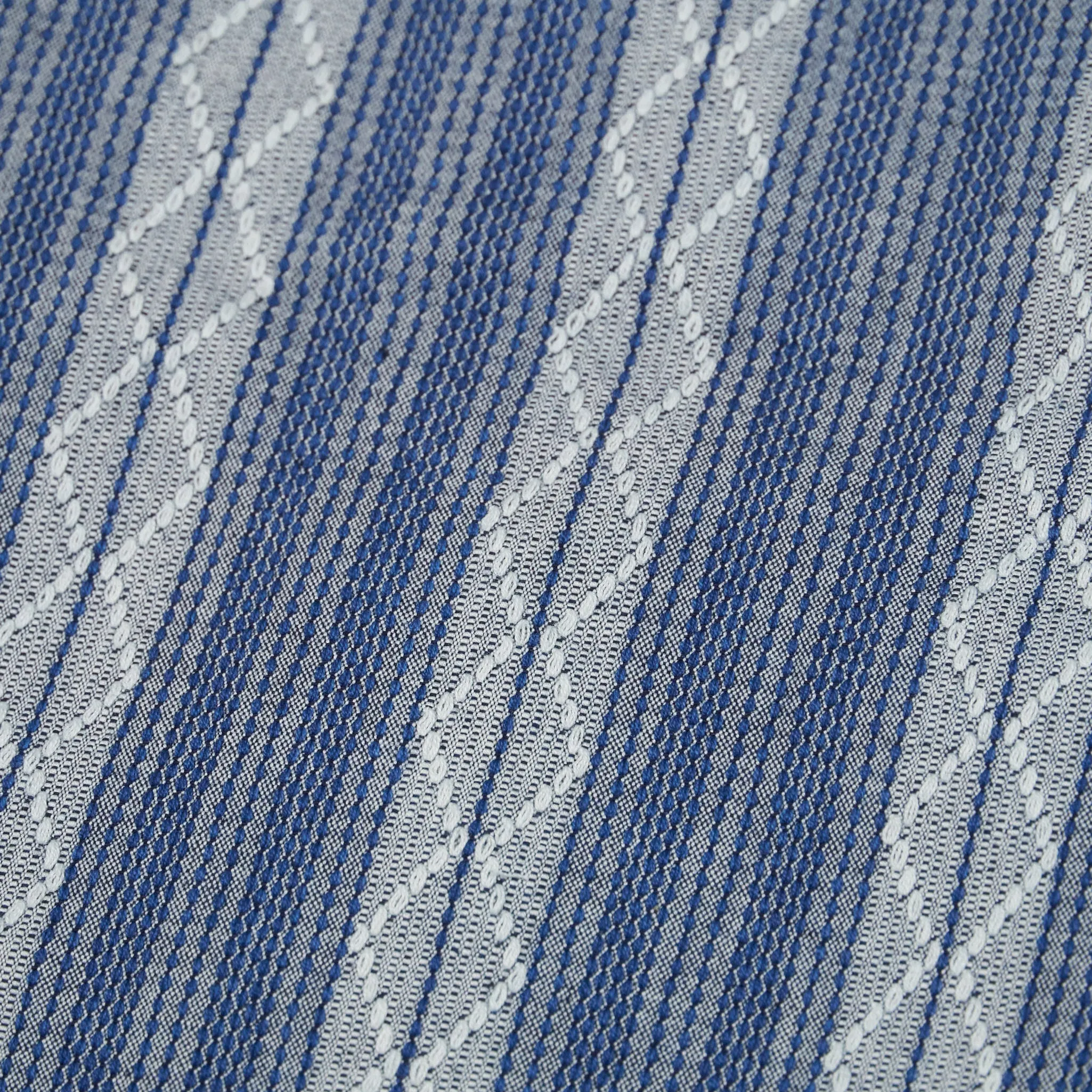 Samurai Jeans Longsleeve Woven Striped Indigo Shirt sold by DeeCee style product image thumbnail 5