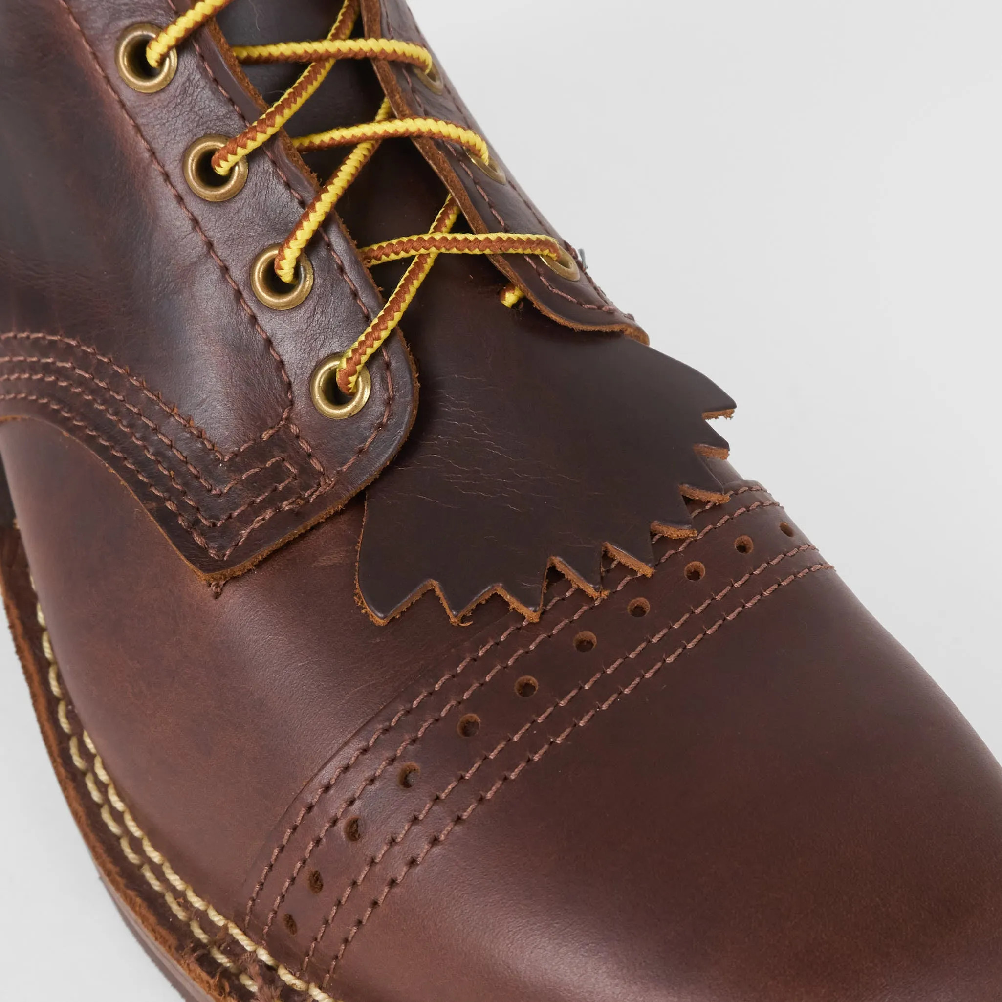 Wesco Custom Lace Up Waxed Leather Dress Boot sold by DeeCee style product image thumbnail 4