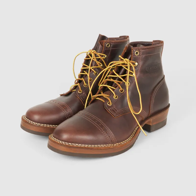 Wesco Custom Lace Up Waxed Leather Dress Boot sold by DeeCee style