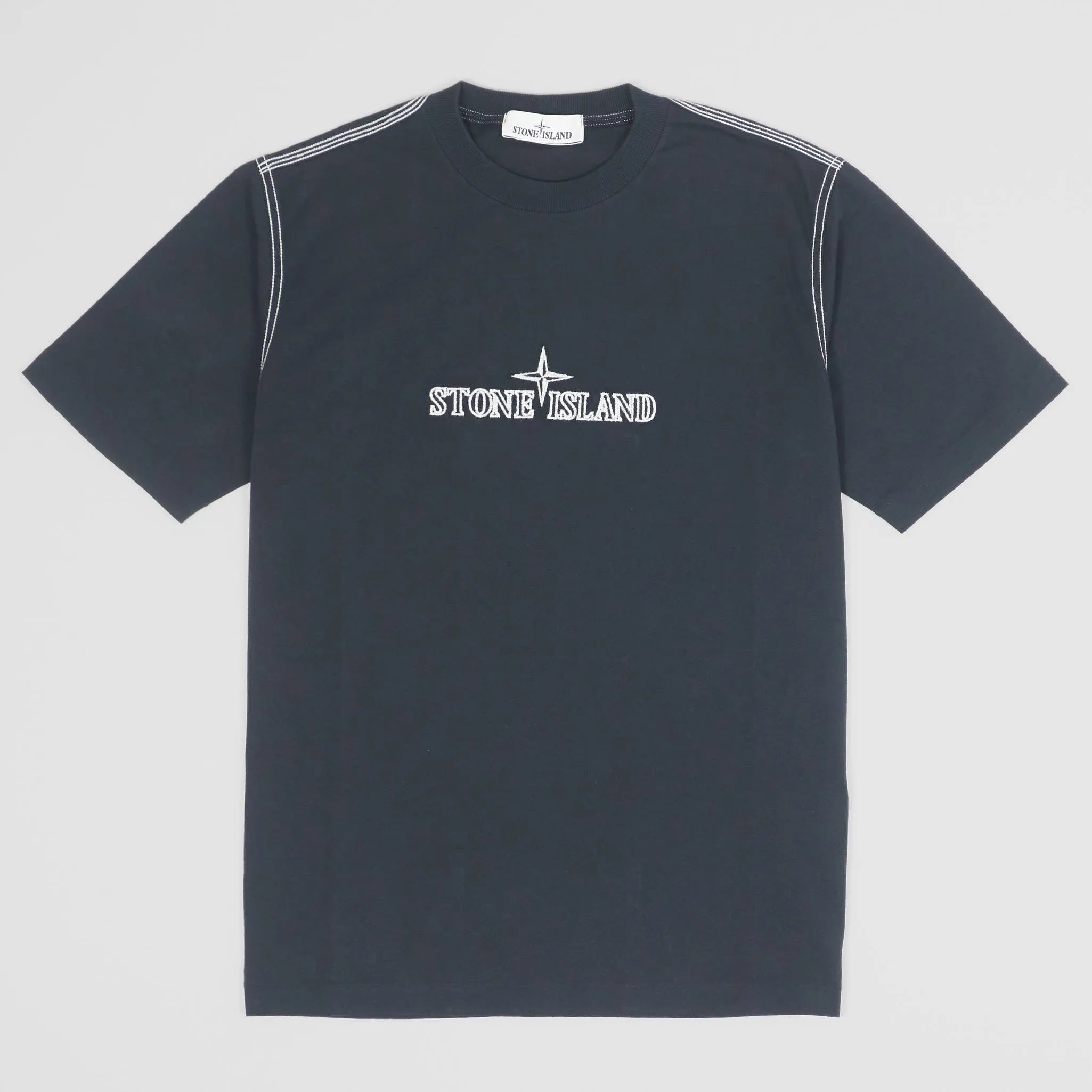 Stone Island Embroidered Image Crew Neck T-Shirt sold by DeeCee style