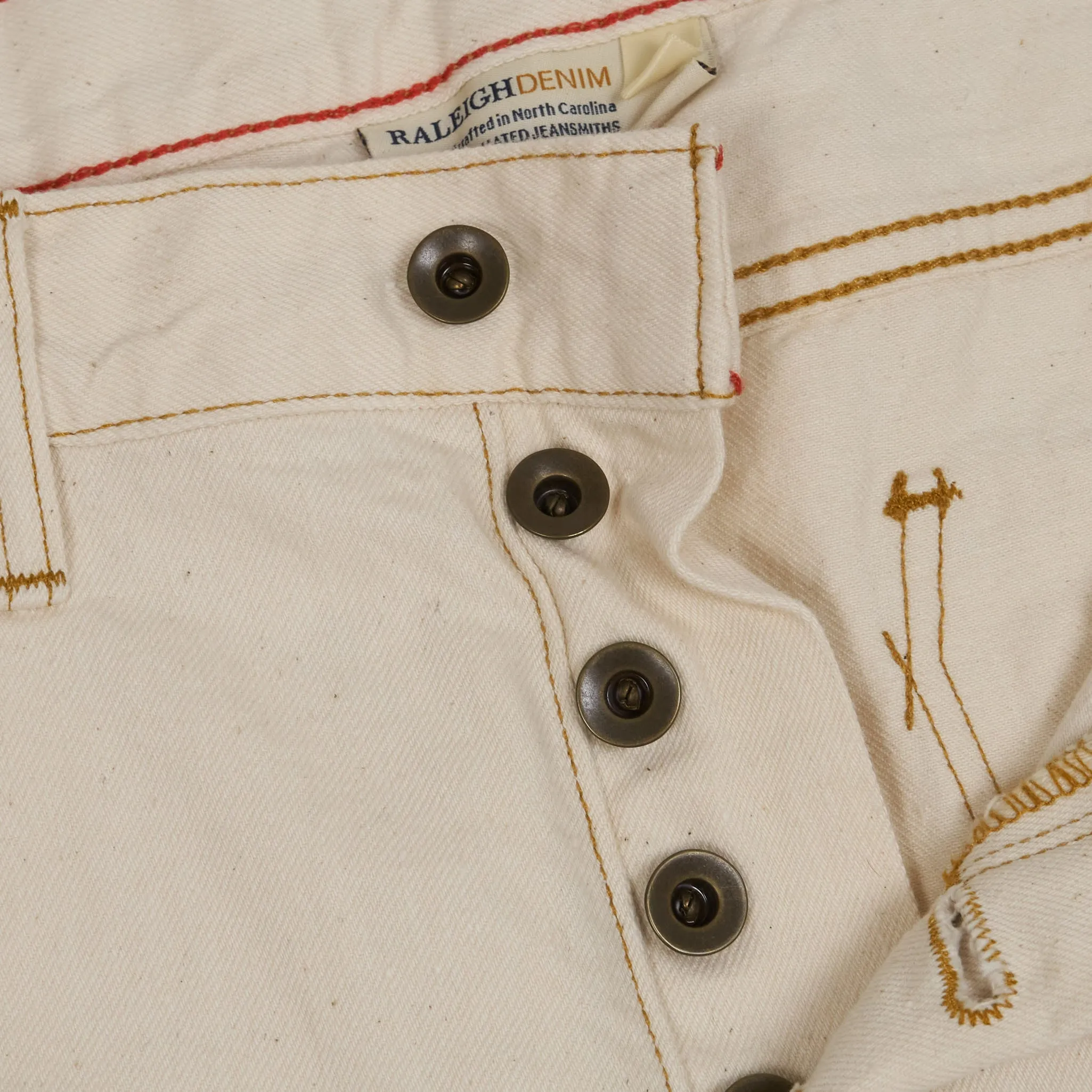 Raleigh Denim Workshop Classic Fit Natural Twill Jeans sold by DeeCee style product image thumbnail 5