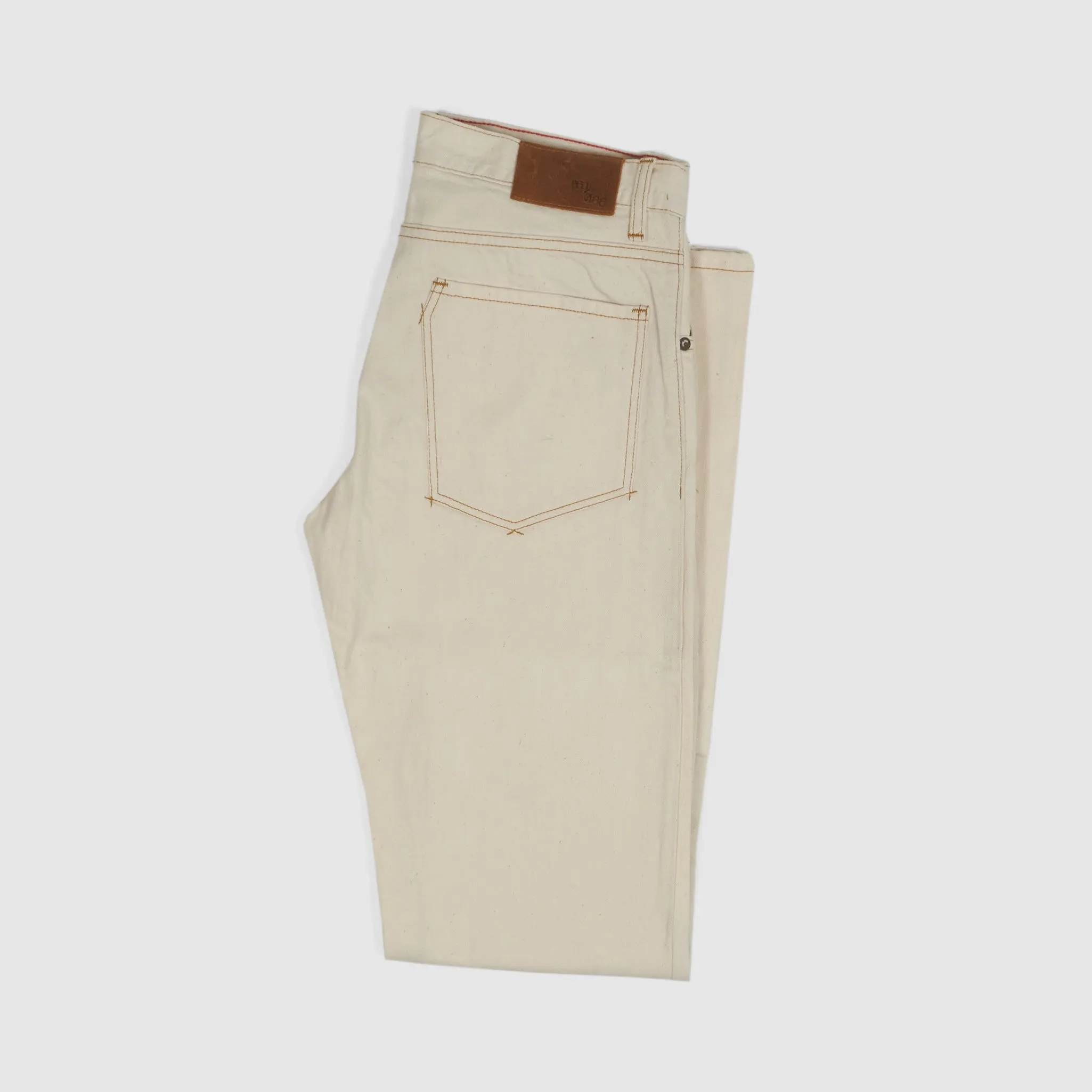 Raleigh Denim Workshop Classic Fit Natural Twill Jeans sold by DeeCee style product image thumbnail 2