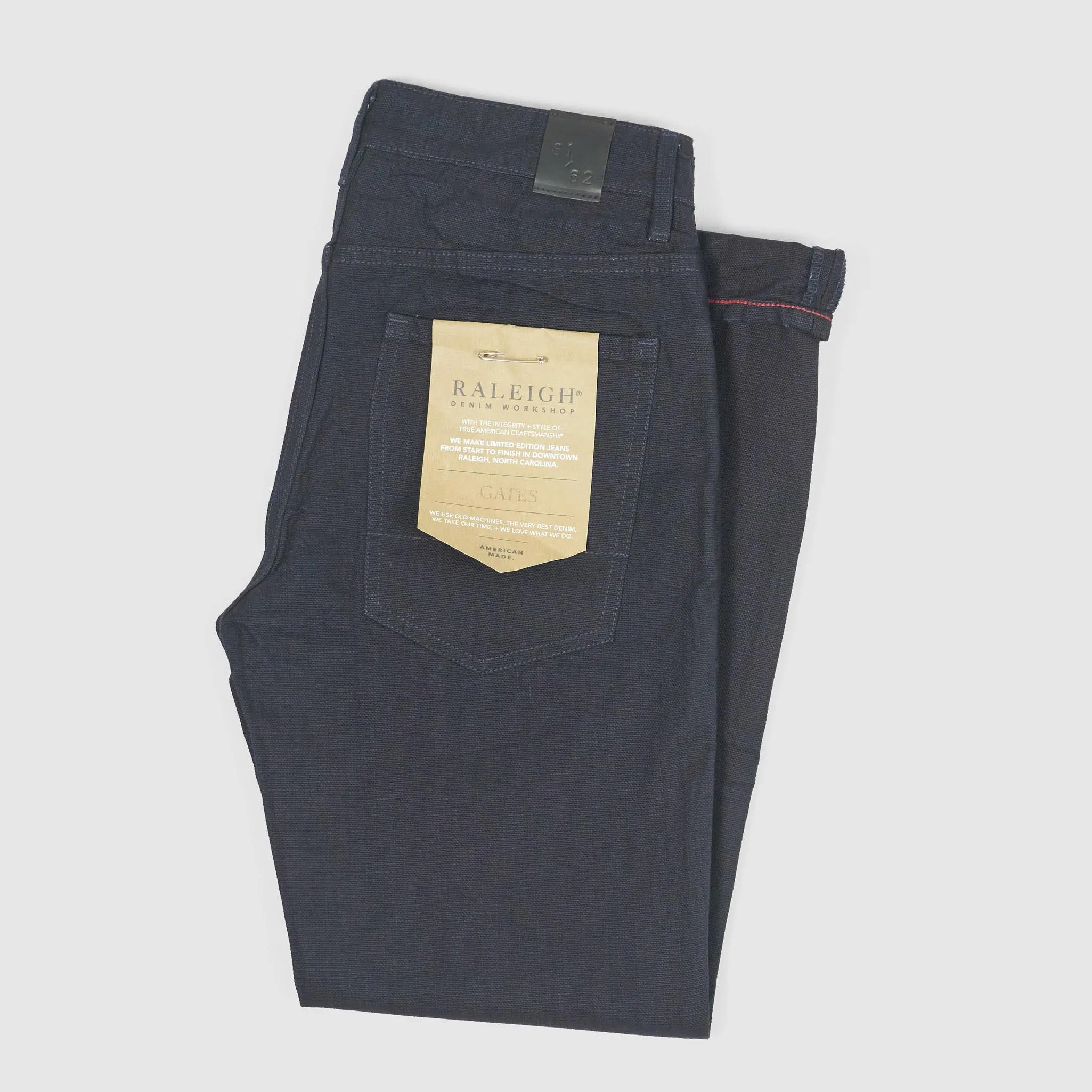 Raleigh Denim Workshop Ladies 5-Pocket Canvas Jeans sold by DeeCee style product image thumbnail 2
