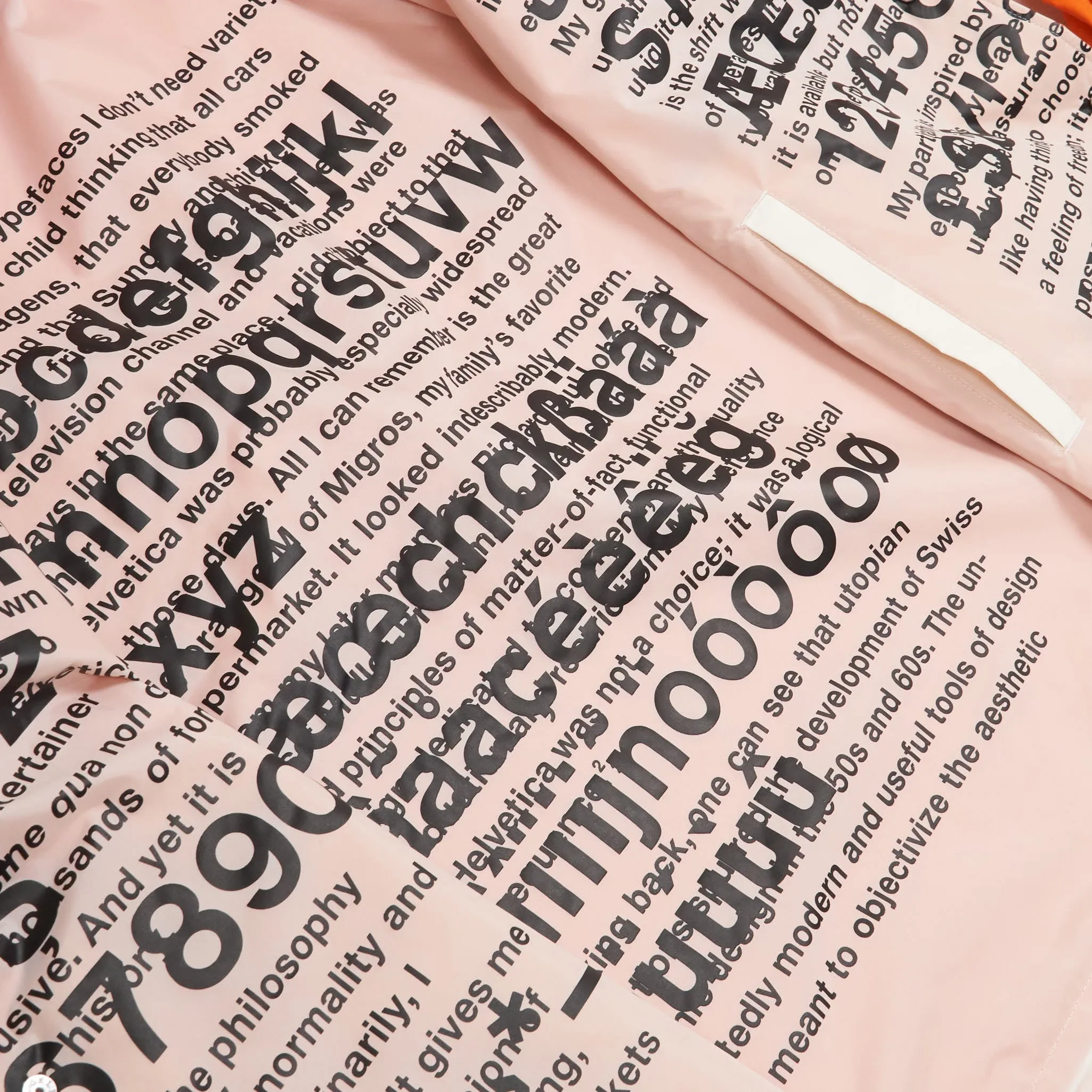 Junya Watanabe Man Helvetica - Homage To A Typeface Reversible Coach Jacket sold by DeeCee style product image thumbnail 4