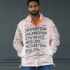 Junya Watanabe Man Helvetica - Homage To A Typeface Reversible Coach Jacket sold by DeeCee style