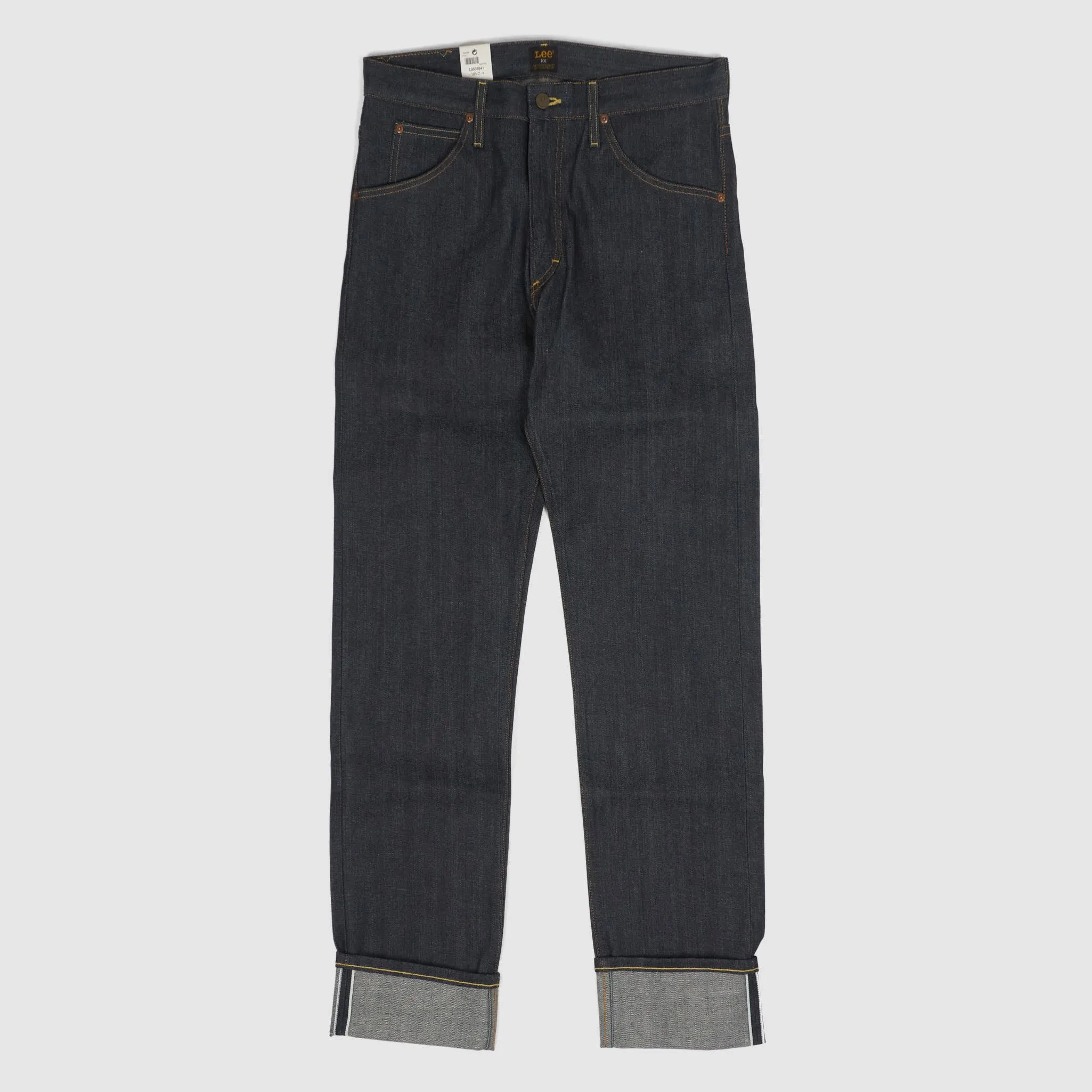 Lee 101 Z The Original Zip Fly Raw Selvage Denim Jeans sold by DeeCee style