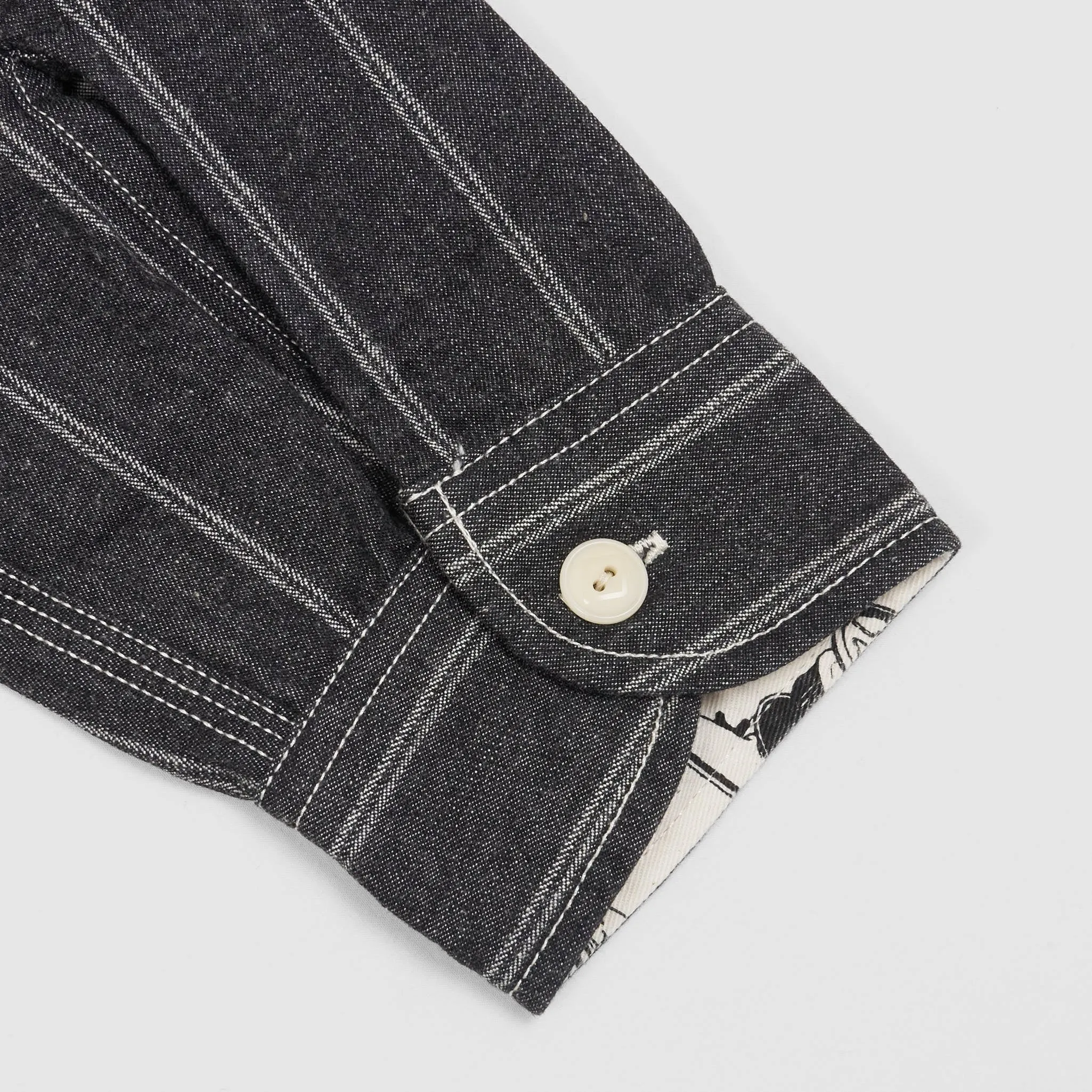 Samurai Jeans Wabash Striped Long Sleeve Shirts sold by DeeCee style product image thumbnail 4