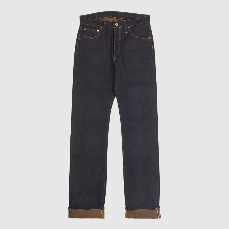 Samurai Jeans Organic Brown Weft Denim Jeans sold by DeeCee style