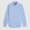 Gitman Vintage Button Down Striped Poplin Shirt sold by DeeCee style