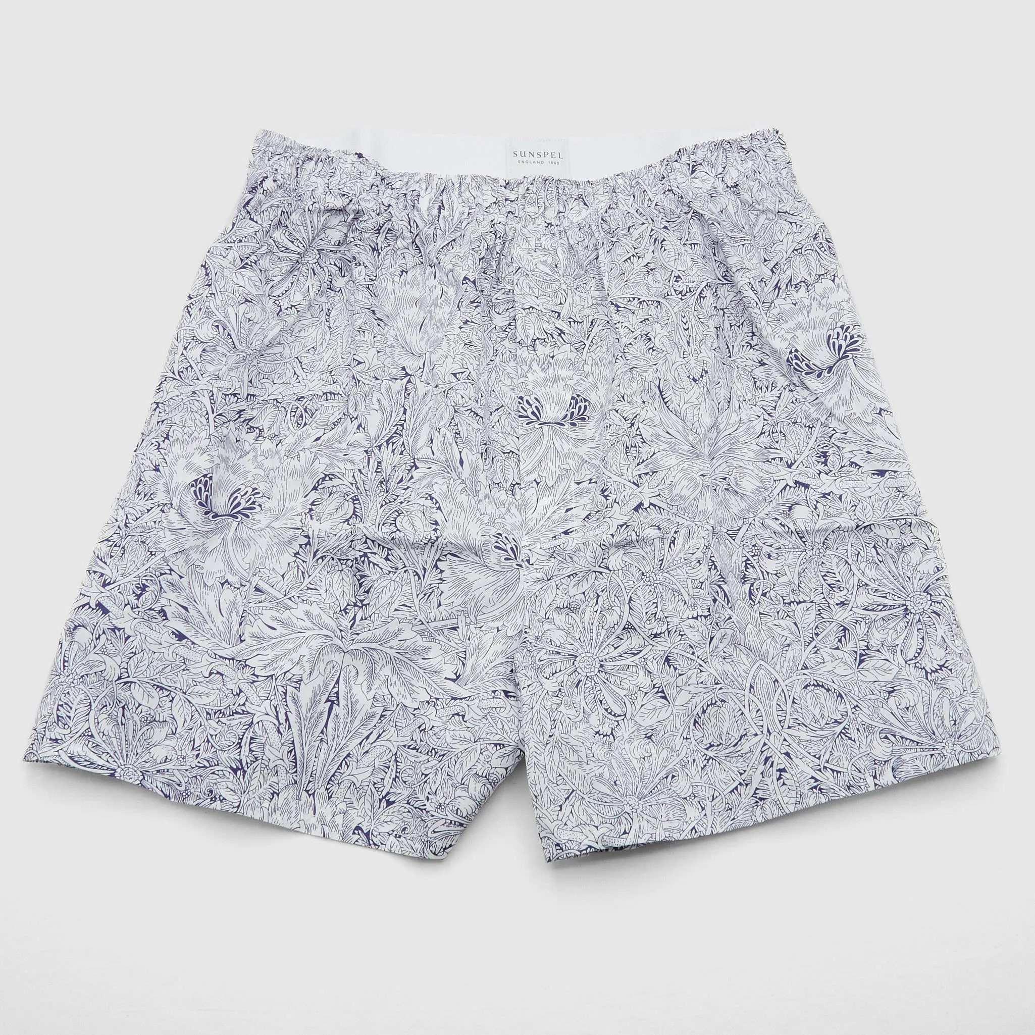 Sunspel Classic Indigo Morris Boxers sold by DeeCee style