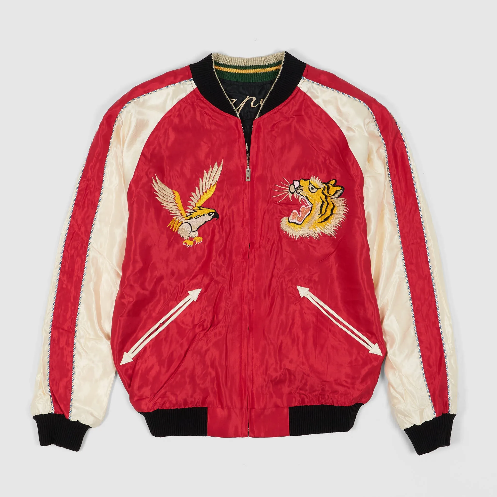 Tailor Toyo Souvenir Jacket Tiger and Eagle Unisex sold by DeeCee style