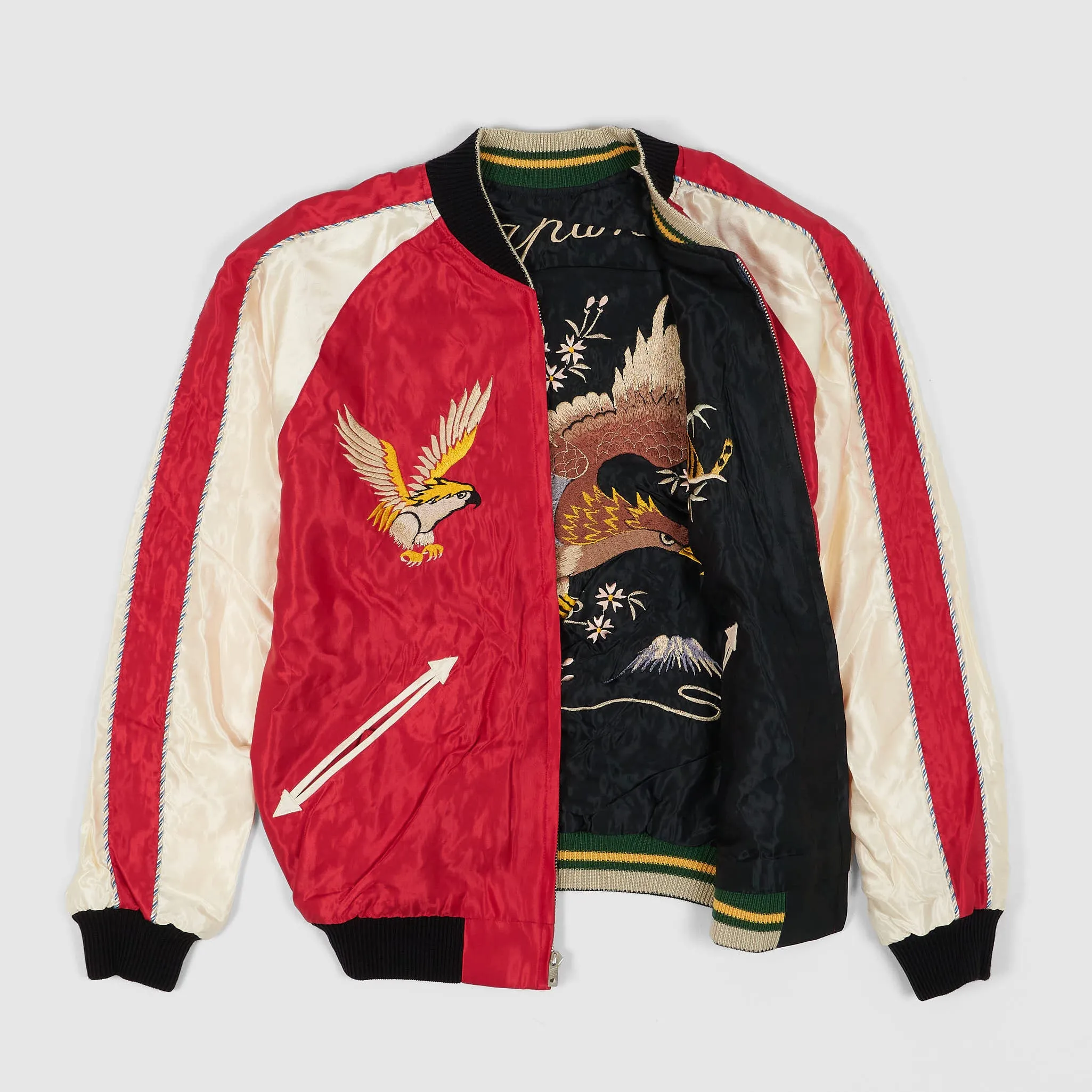 Tailor Toyo Souvenir Jacket Tiger and Eagle Unisex sold by DeeCee style product image thumbnail 2