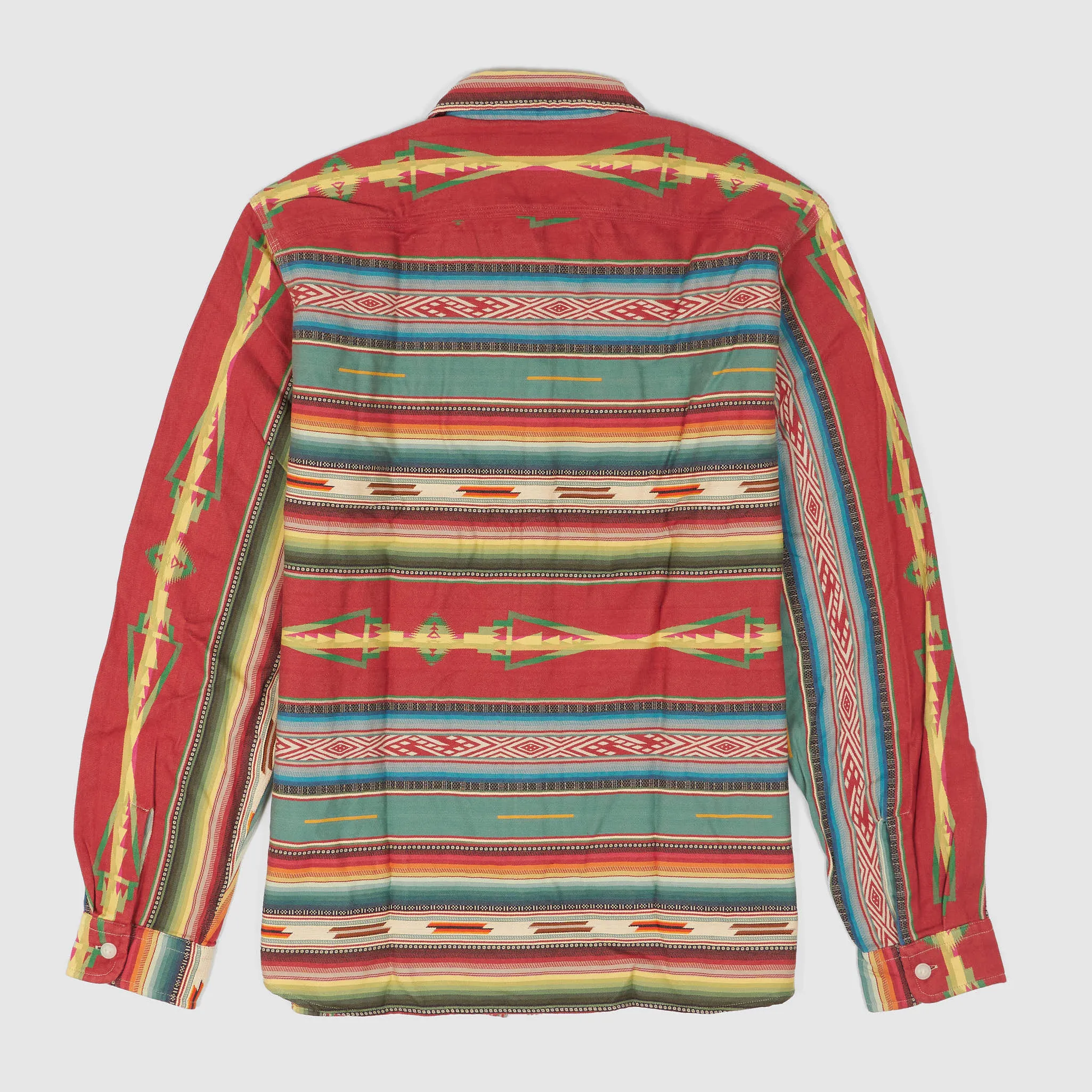 Double RL Long Sleeve Native Striped Jacquard Work Shirt sold by DeeCee style product image thumbnail 2