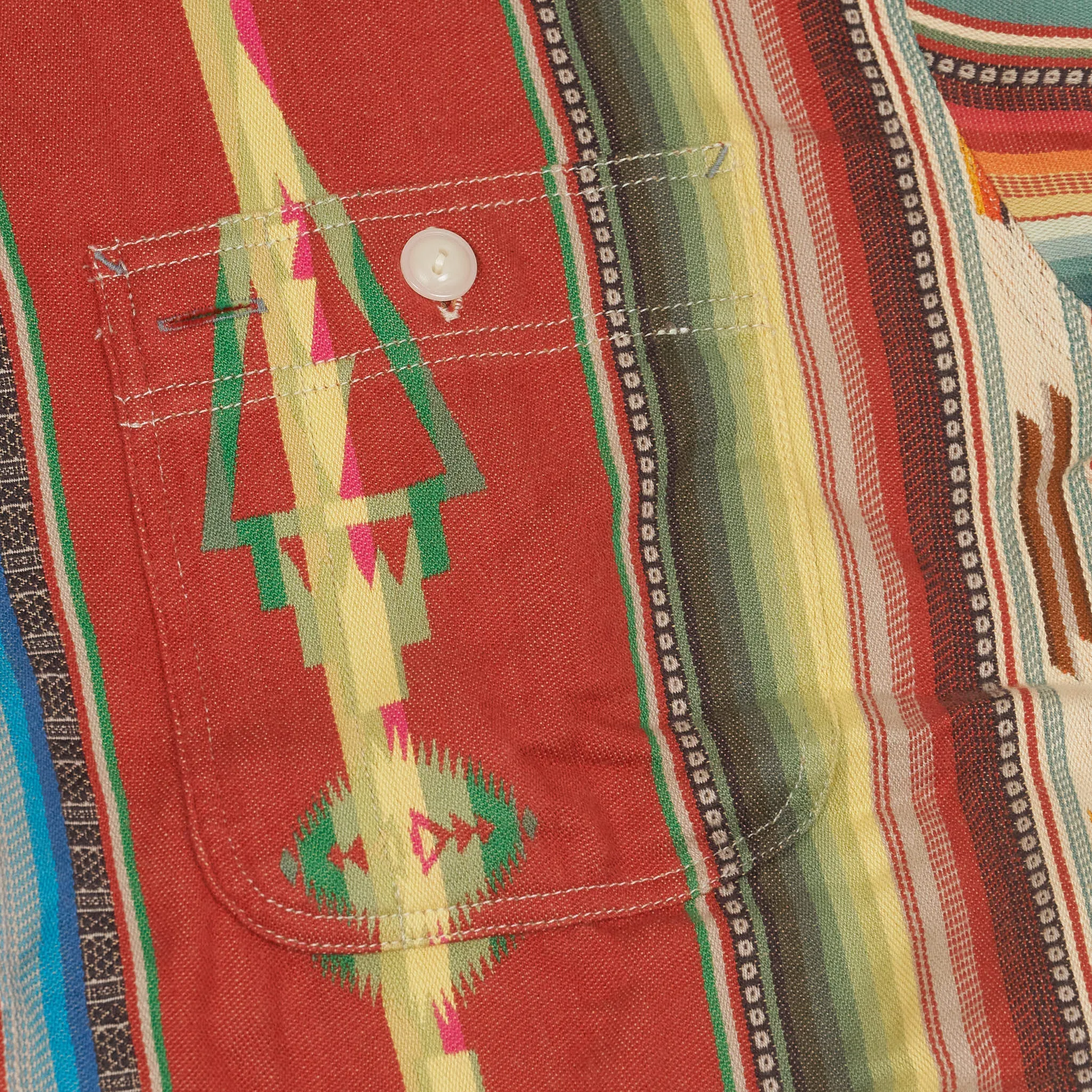 Double RL Long Sleeve Native Striped Jacquard Work Shirt sold by DeeCee style product image thumbnail 5