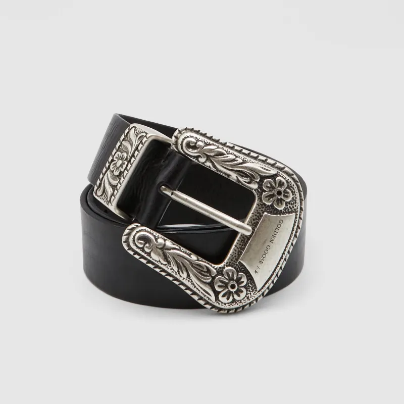 Golden Goose Lace Washed Leather Belt sold by DeeCee style